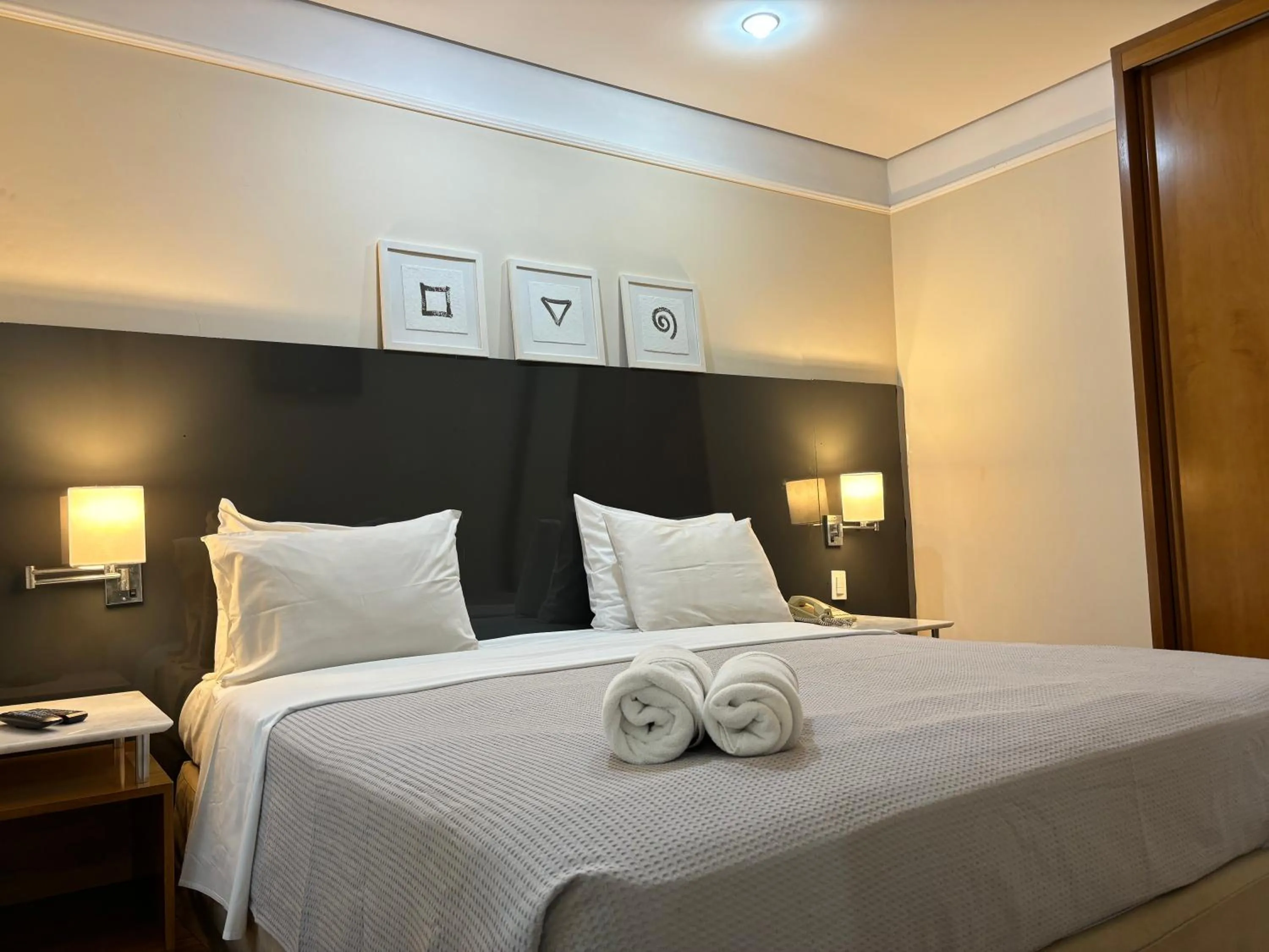 Bed in HOTEL SHOPPING VILA OLIMPIA