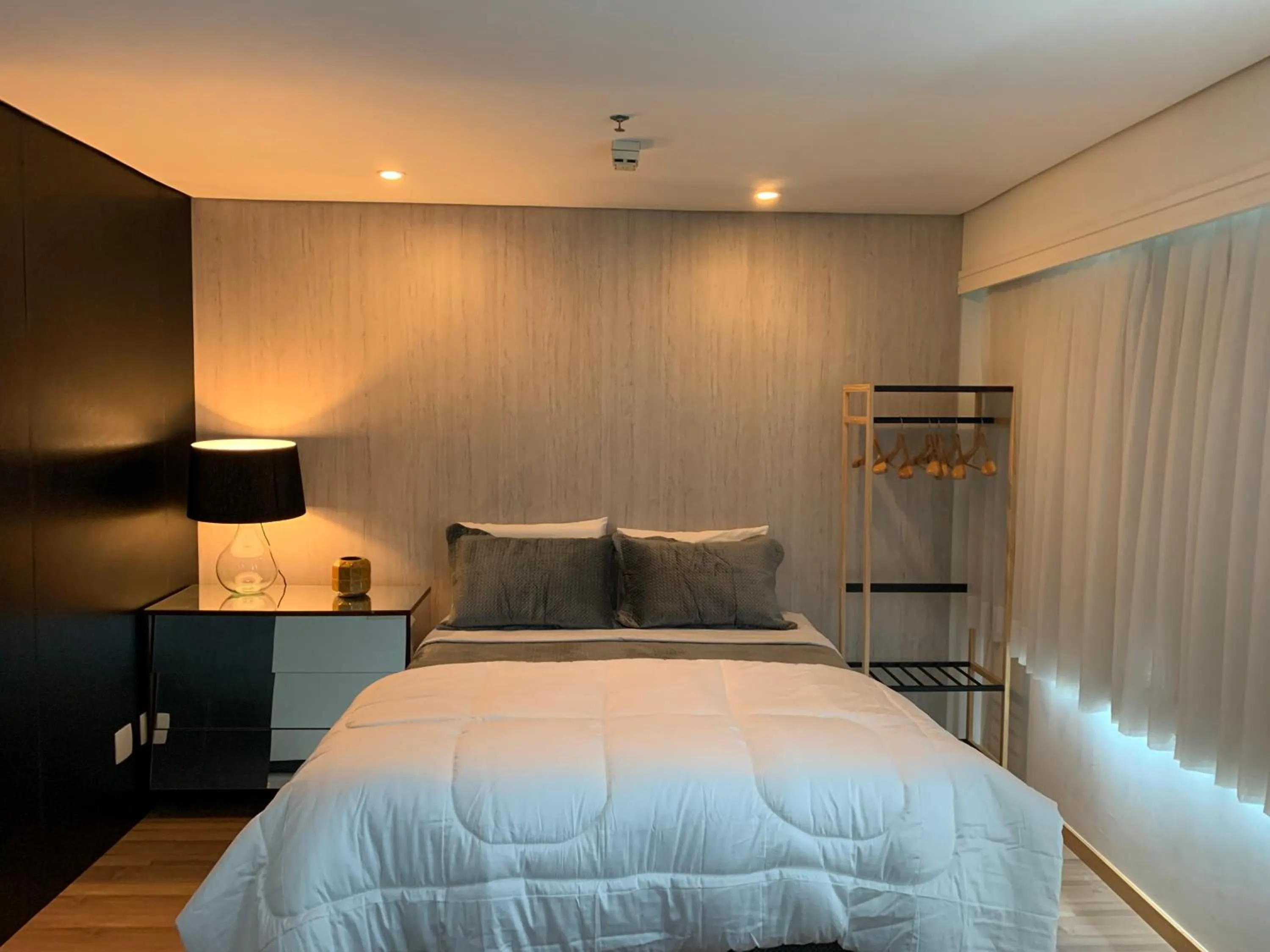 Bed in HOTEL SHOPPING VILA OLIMPIA