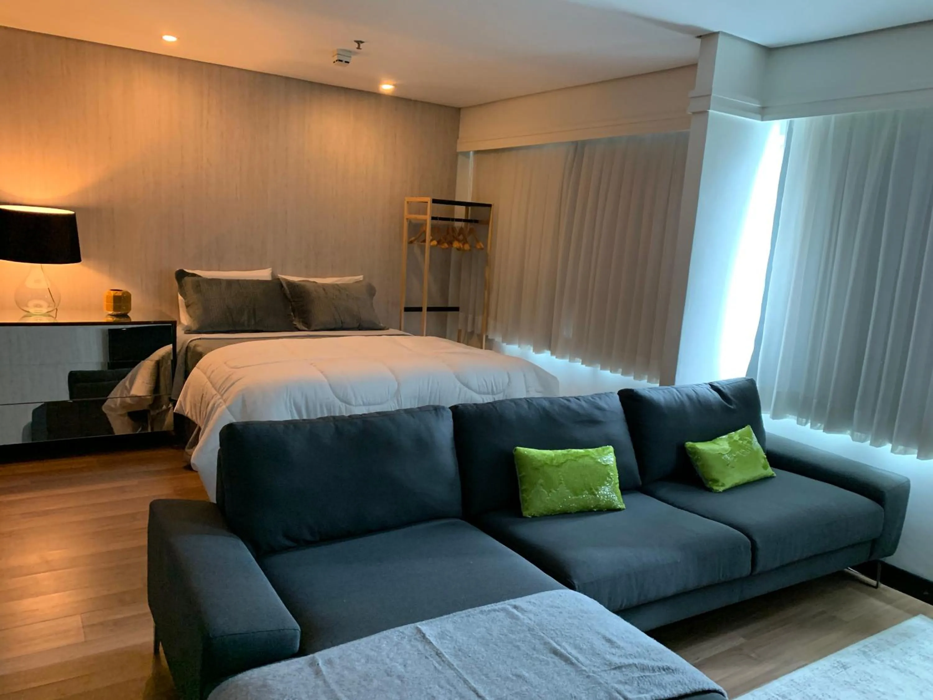 Bed in HOTEL SHOPPING VILA OLIMPIA