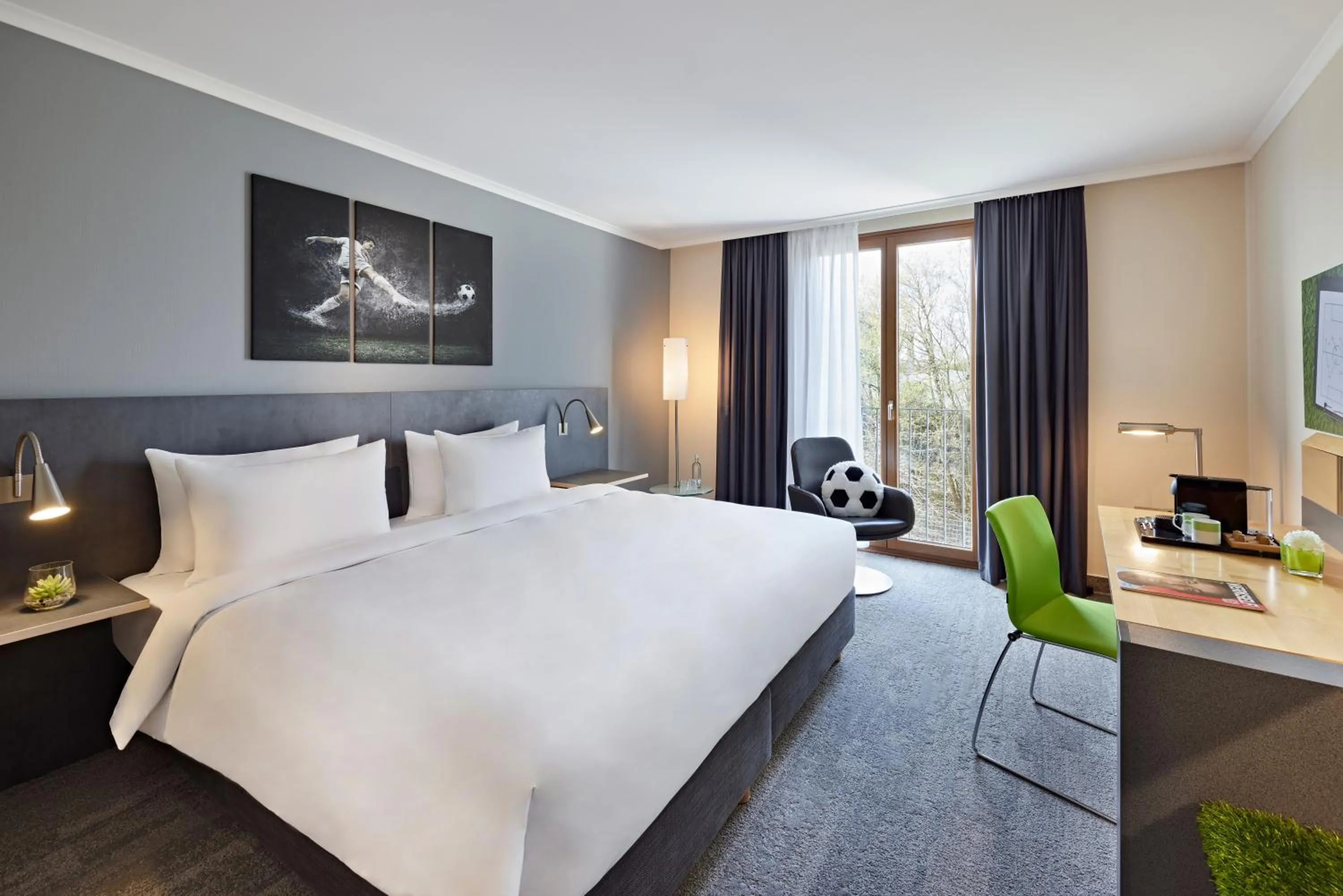 Bed in Lindner Hotel Leverkusen BayArena, part of JdV by Hyatt