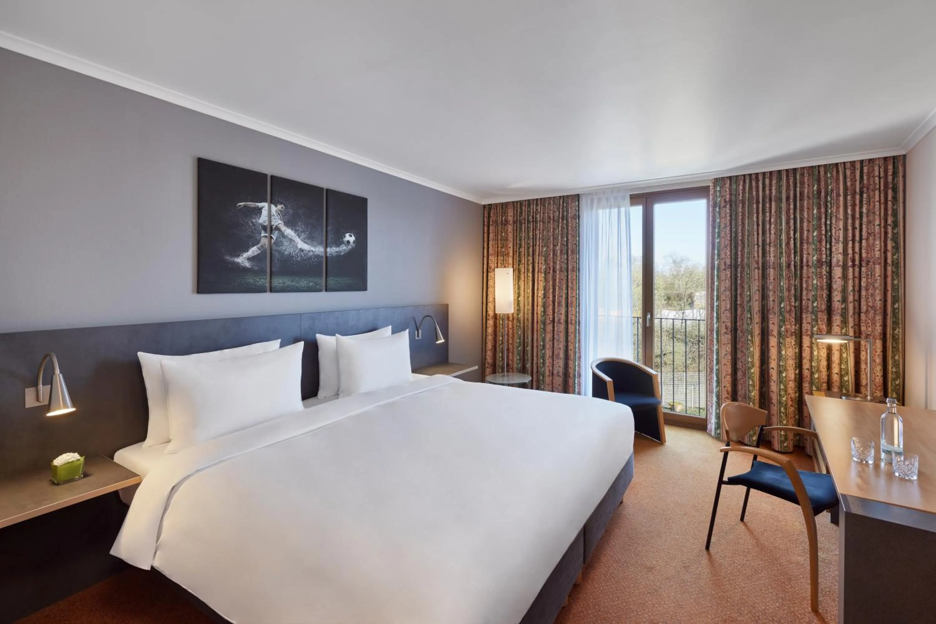 Bed in Lindner Hotel Leverkusen BayArena, part of JdV by Hyatt