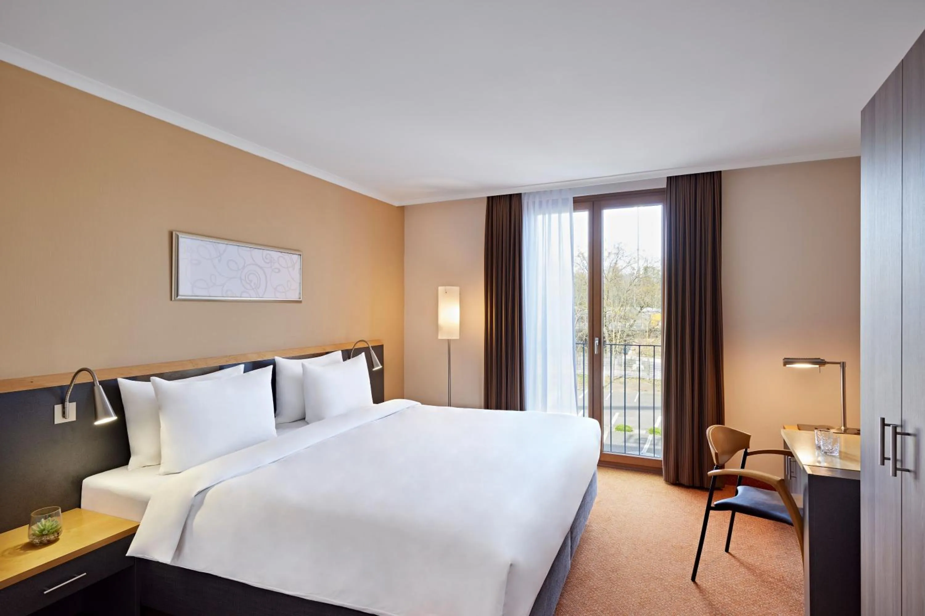 Bed in Lindner Hotel Leverkusen BayArena, part of JdV by Hyatt