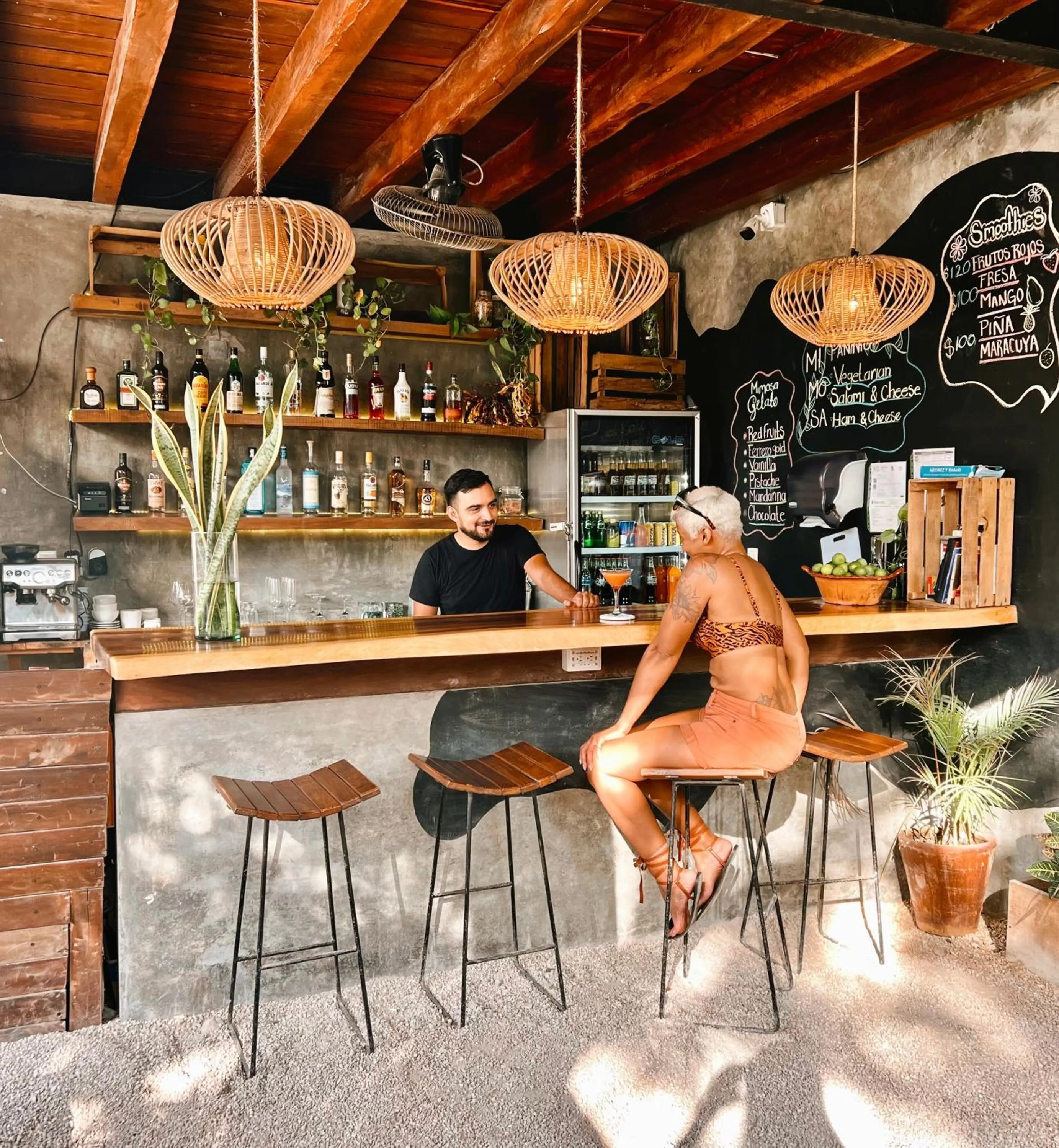 Lounge or bar in Mimosa Tulum