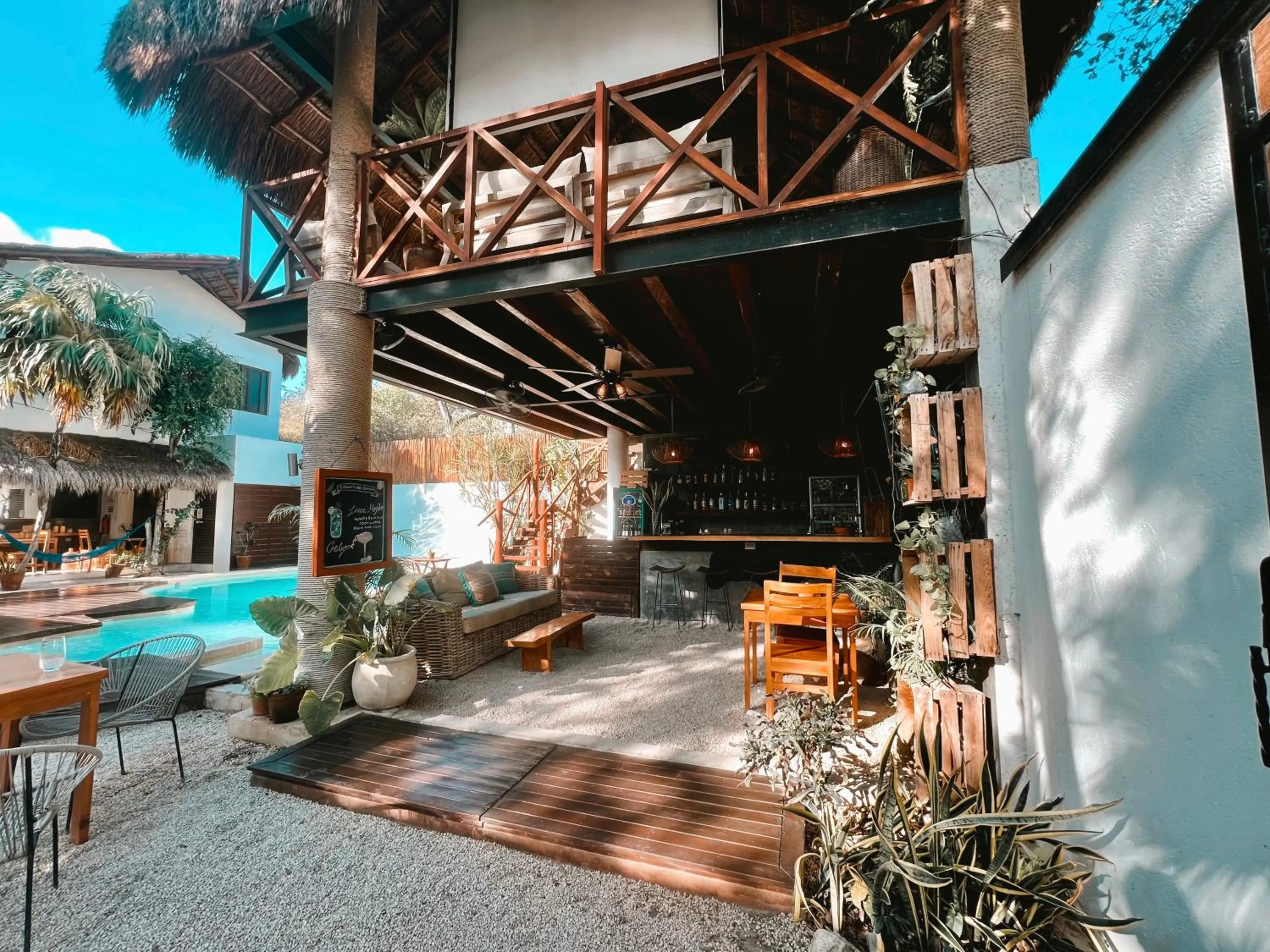 Lounge or bar in Mimosa Tulum