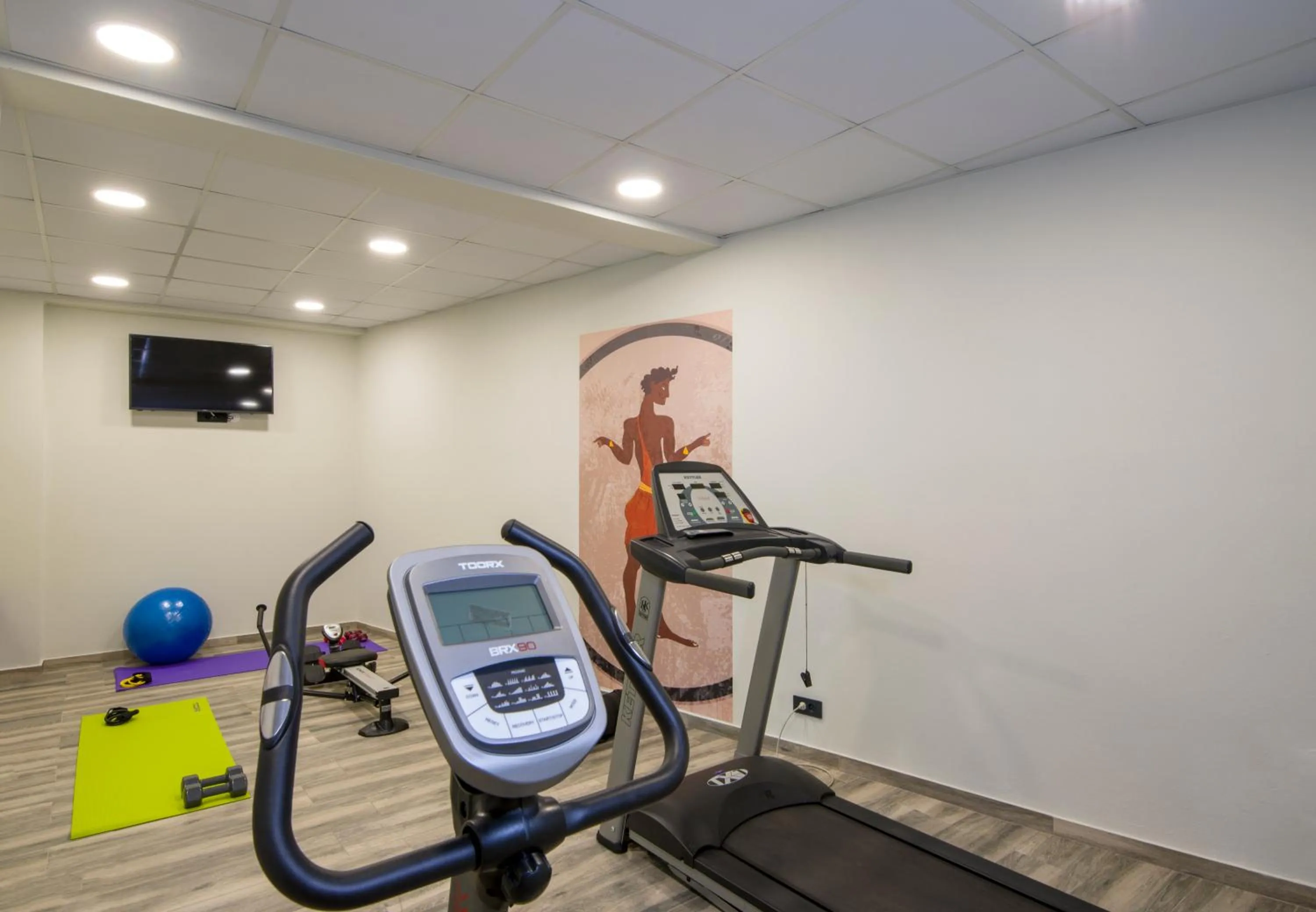 Fitness centre/facilities in Incognito Creta Luxury Suites and More
