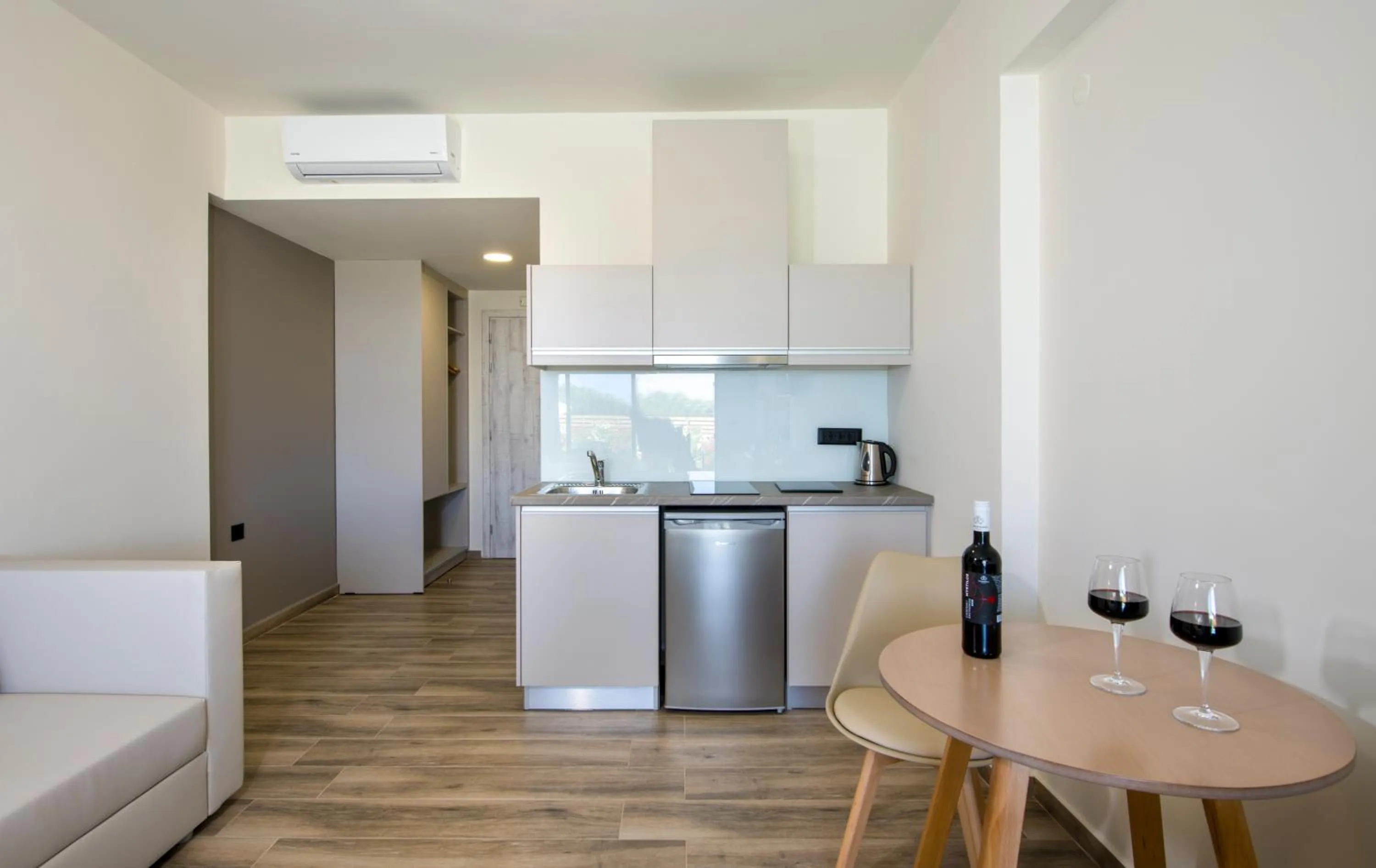 Kitchen or kitchenette in Incognito Creta Luxury Suites and More