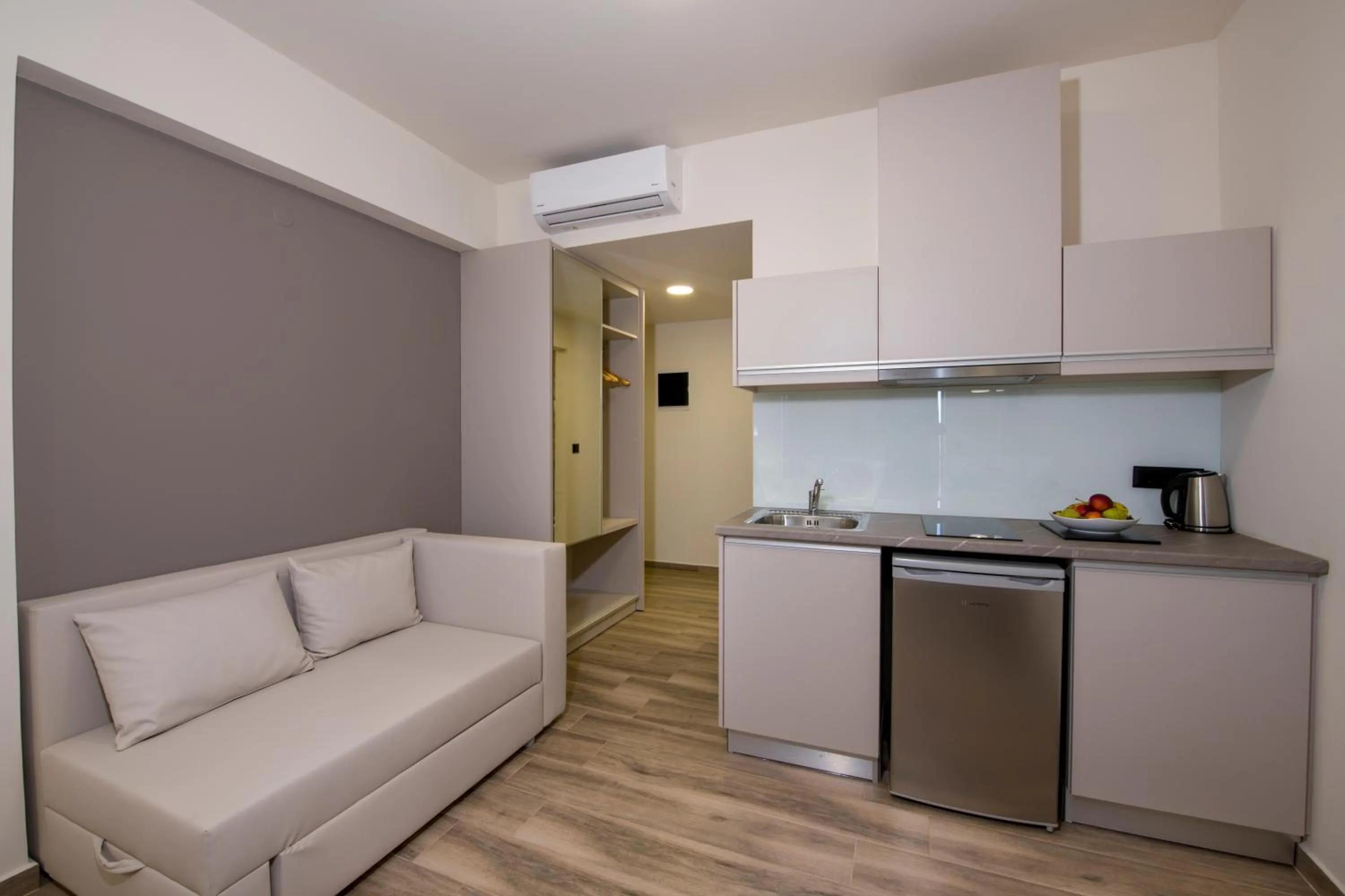 Kitchen or kitchenette in Incognito Creta Luxury Suites and More