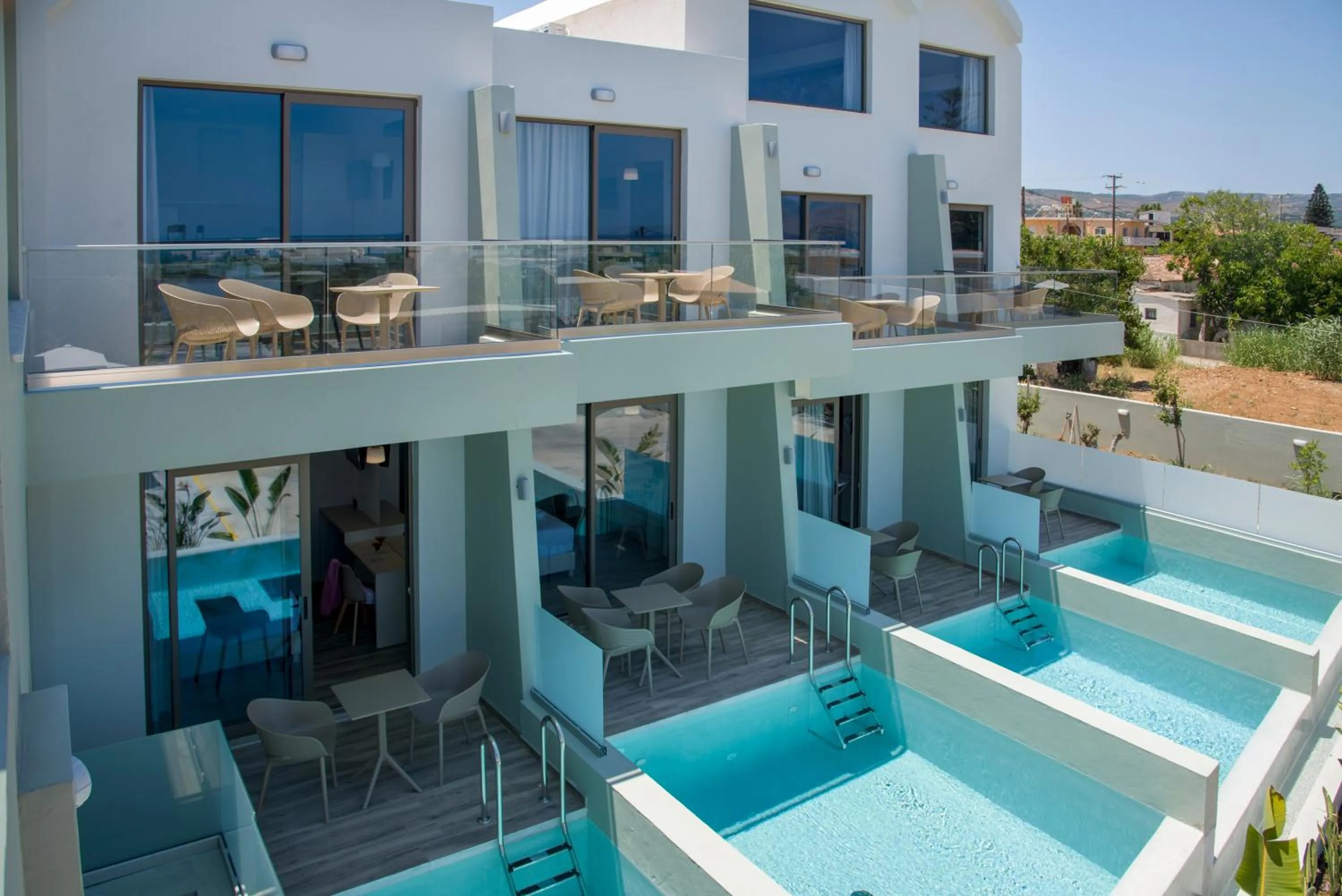 Swimming pool in Incognito Creta Luxury Suites and More