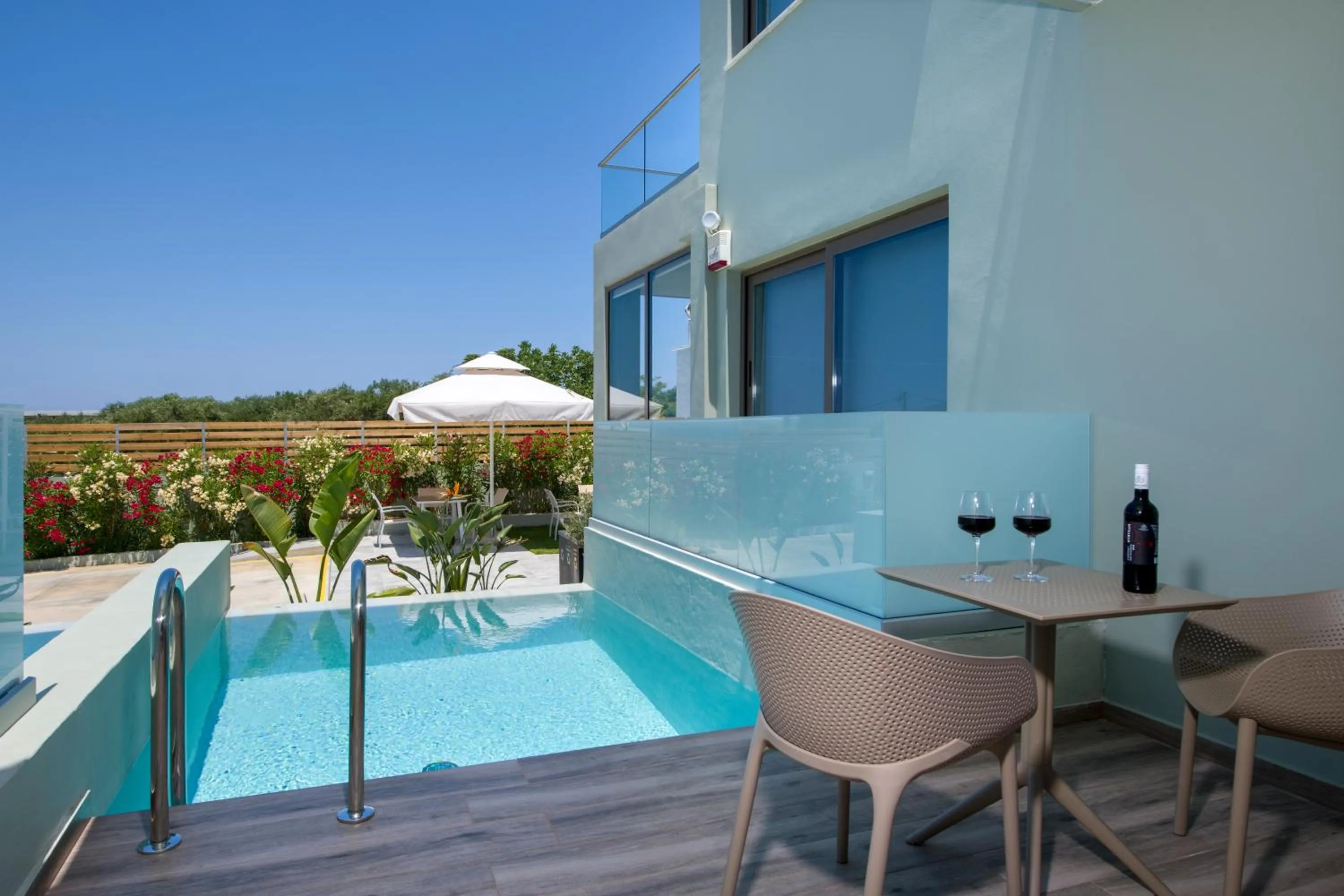 Balcony/Terrace in Incognito Creta Luxury Suites and More