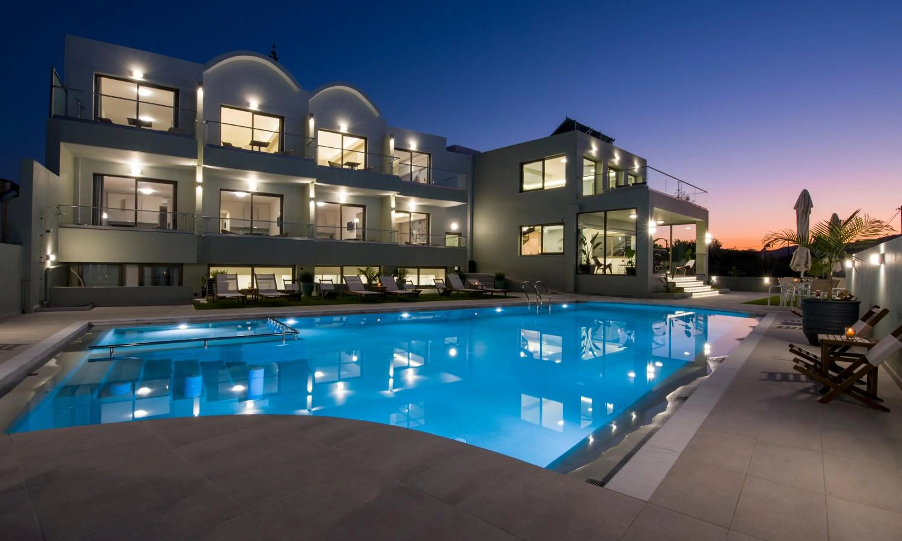 Facade/entrance in Incognito Creta Luxury Suites and More