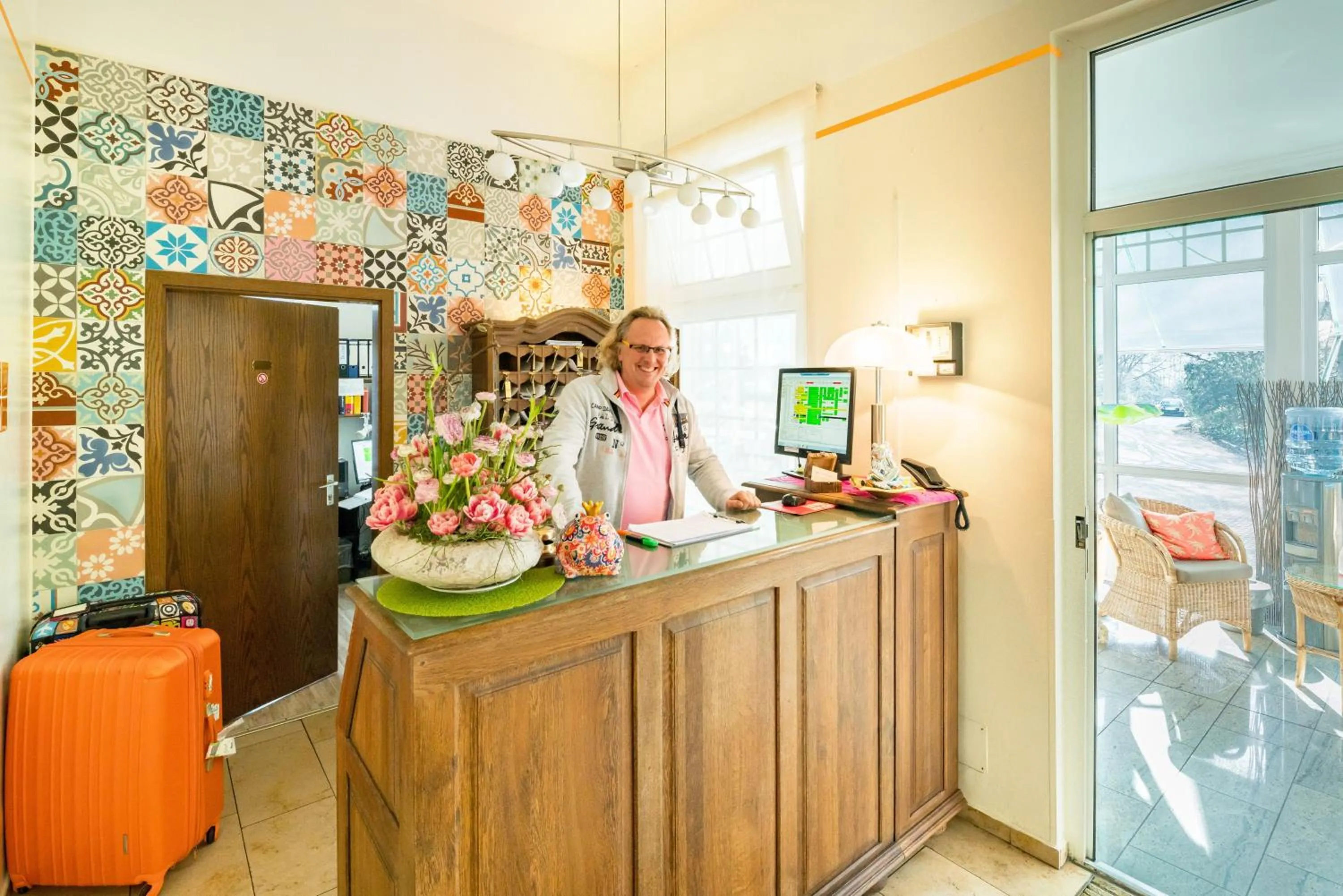 Lobby or reception in Airport Fashion Hotel