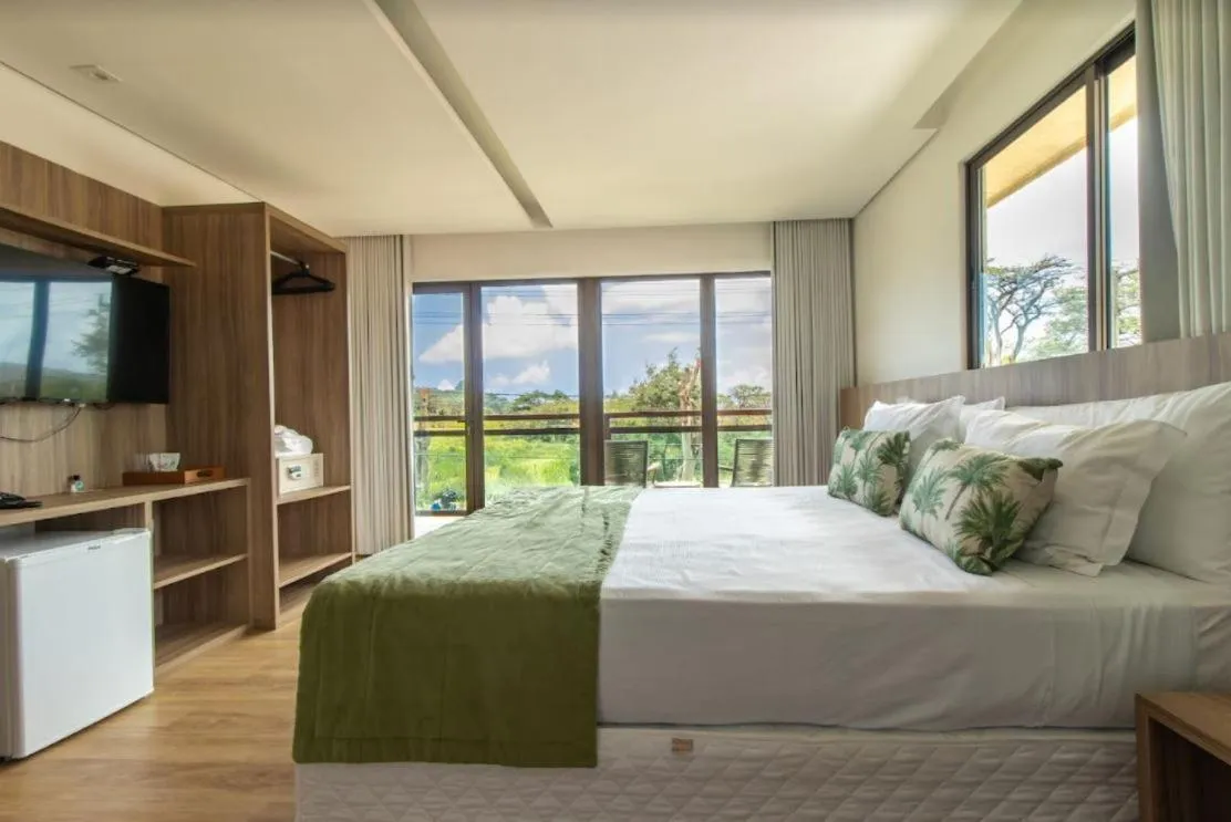 Bed in Pousada Morro do Farol