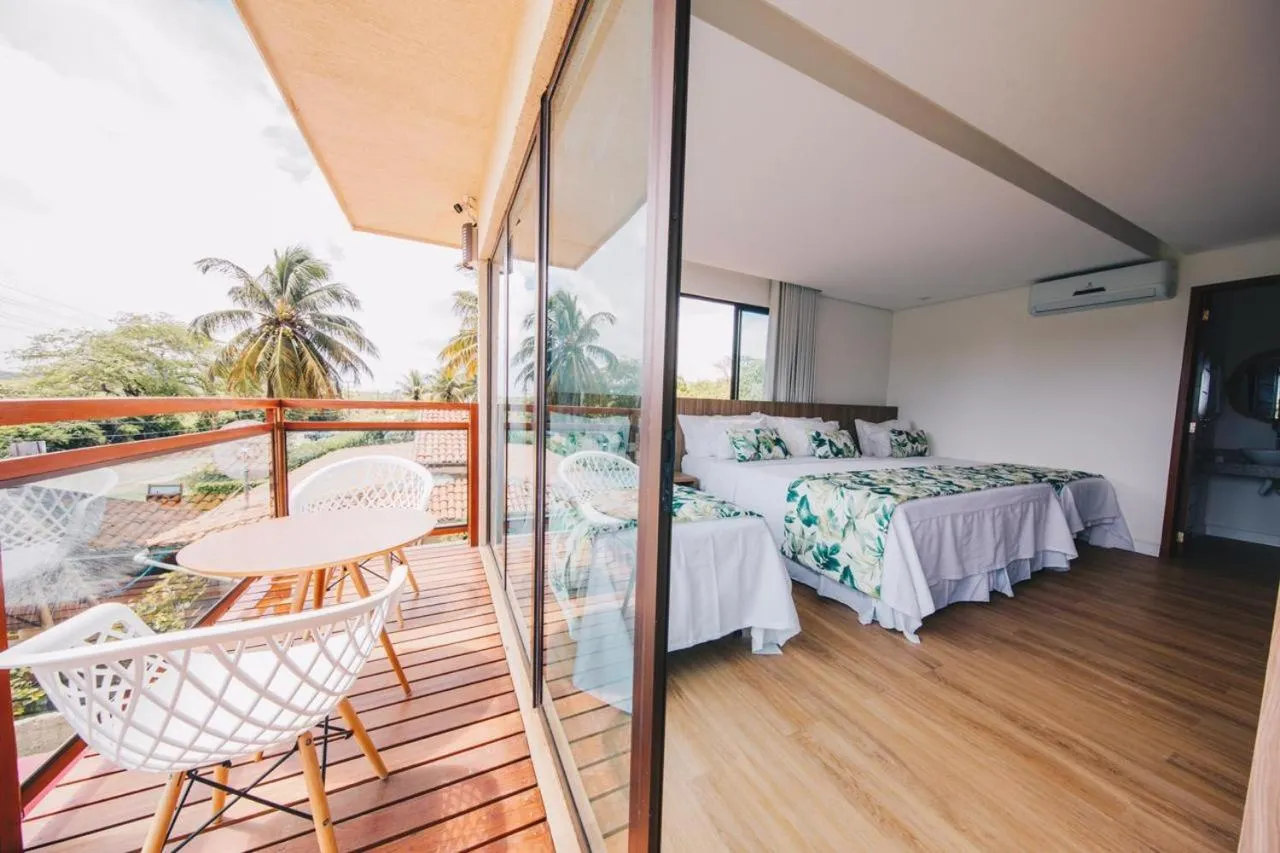 Bed in Pousada Morro do Farol