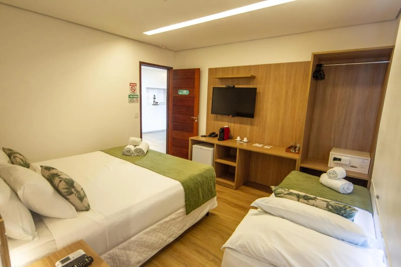 Bed in Pousada Morro do Farol