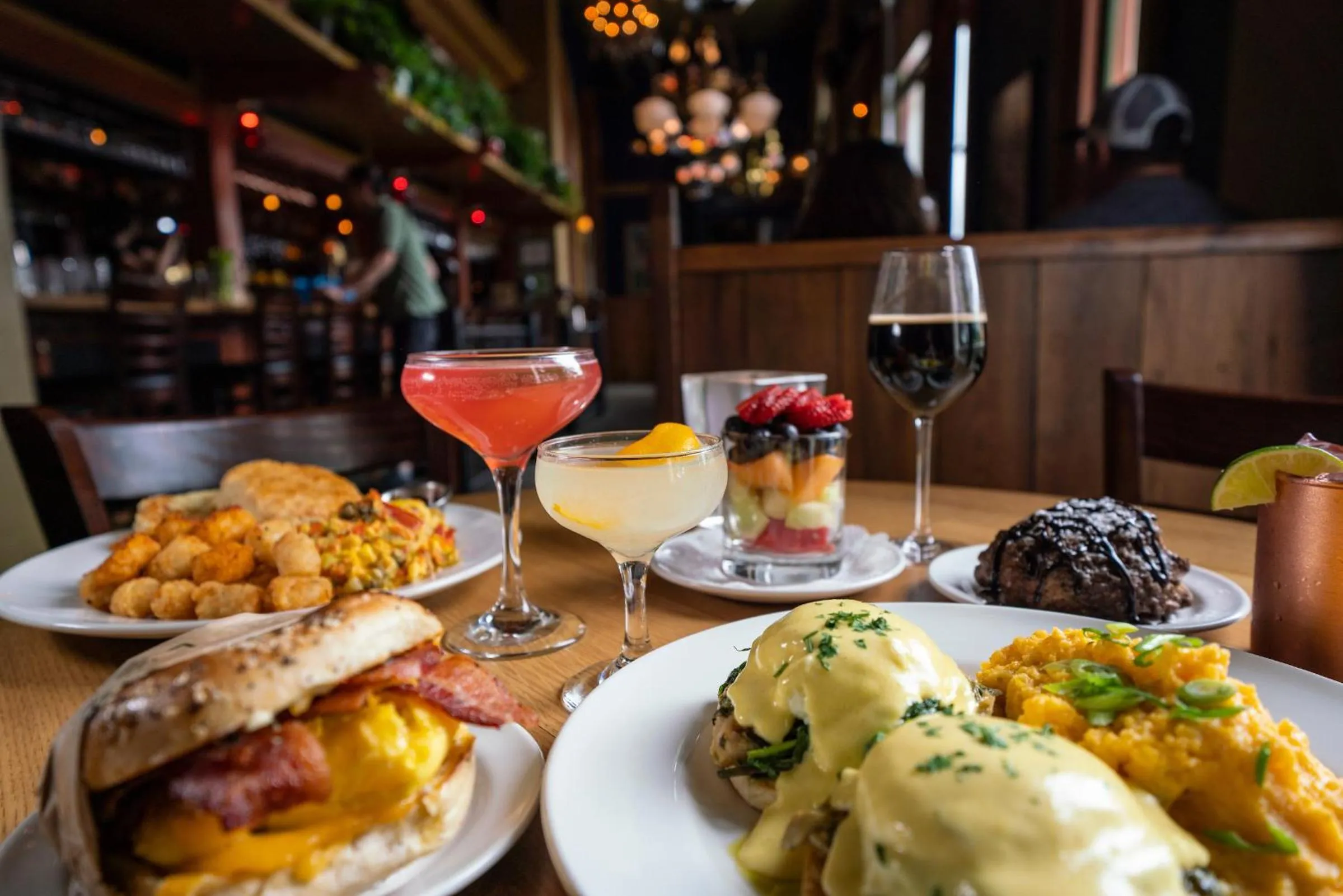 Breakfast in McMenamins Elks Temple