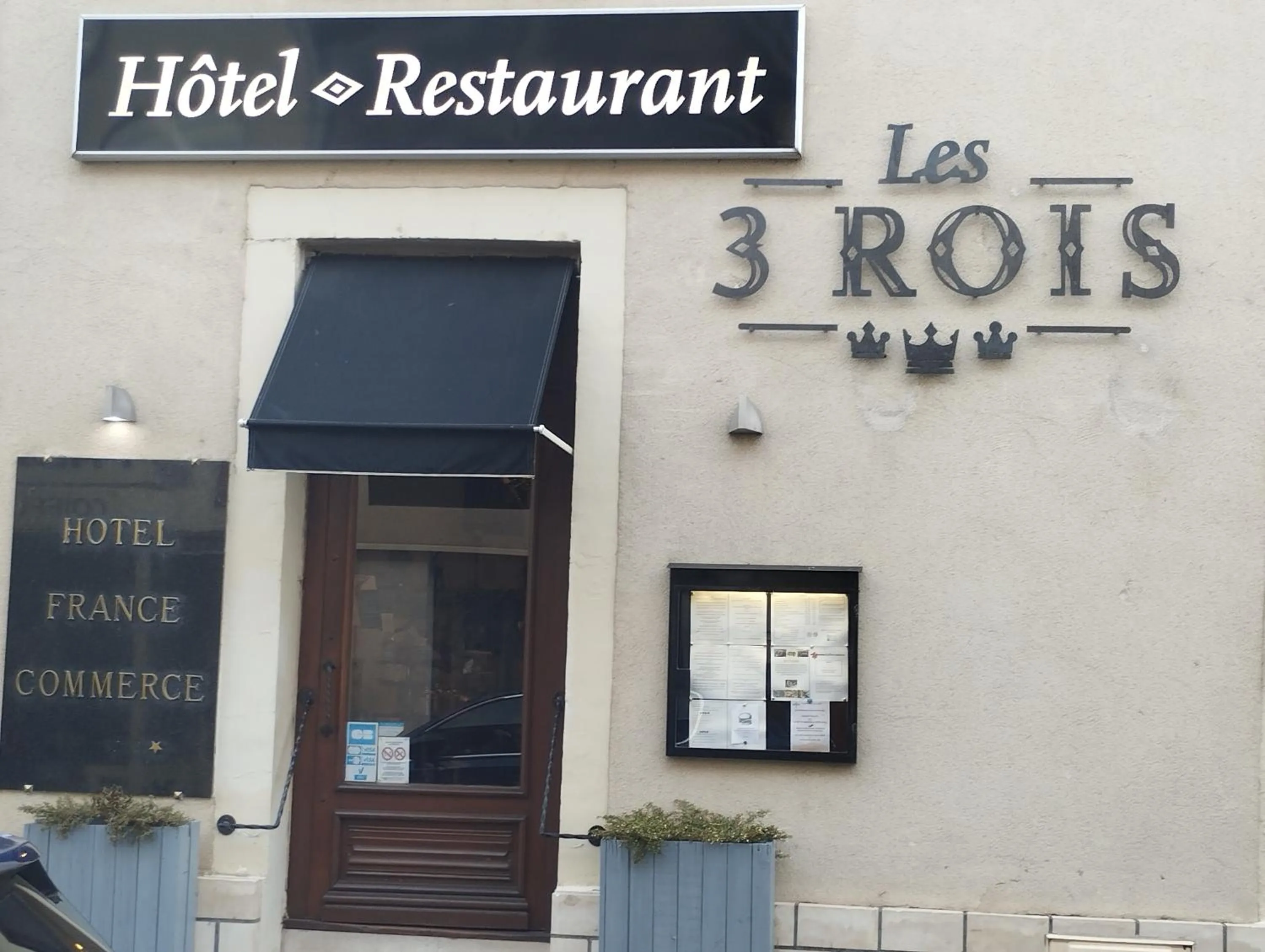 Property logo or sign in Logis Hôtels Restaurant Les 3 Rois