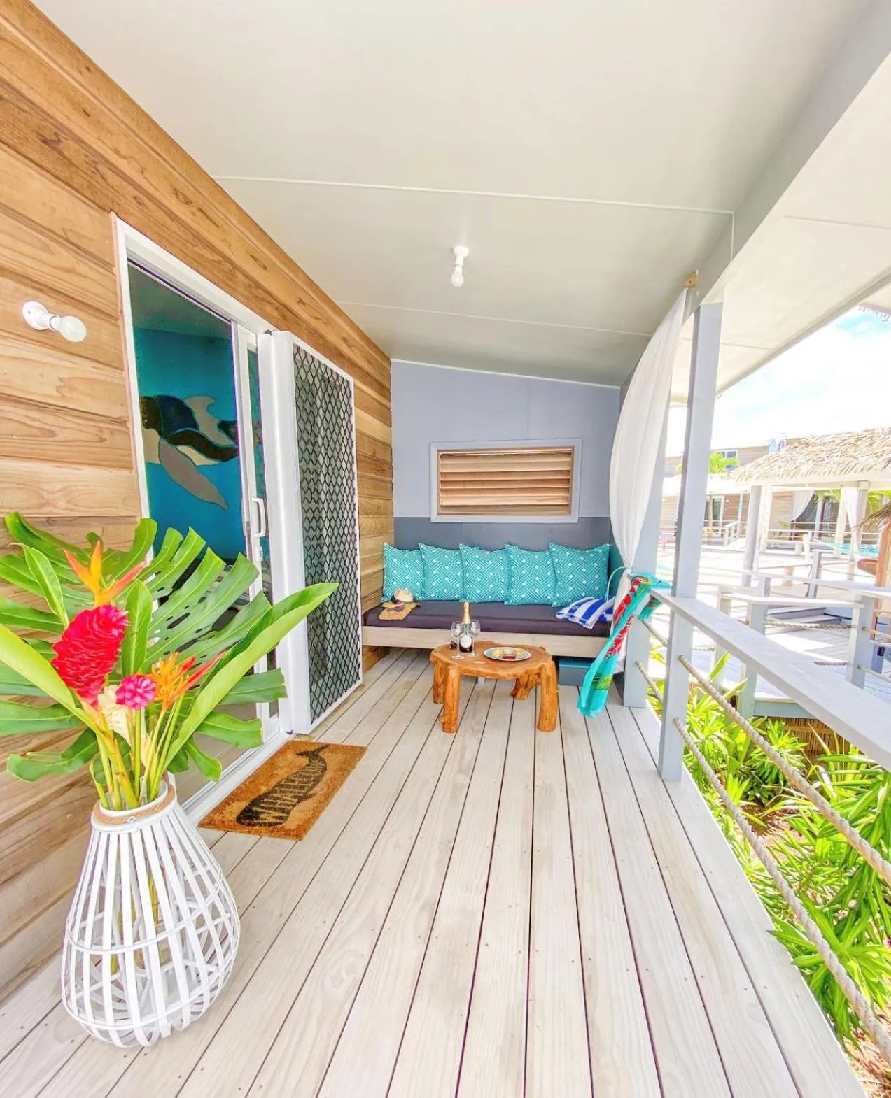 Balcony/Terrace in Ocean Escape Resort & Spa