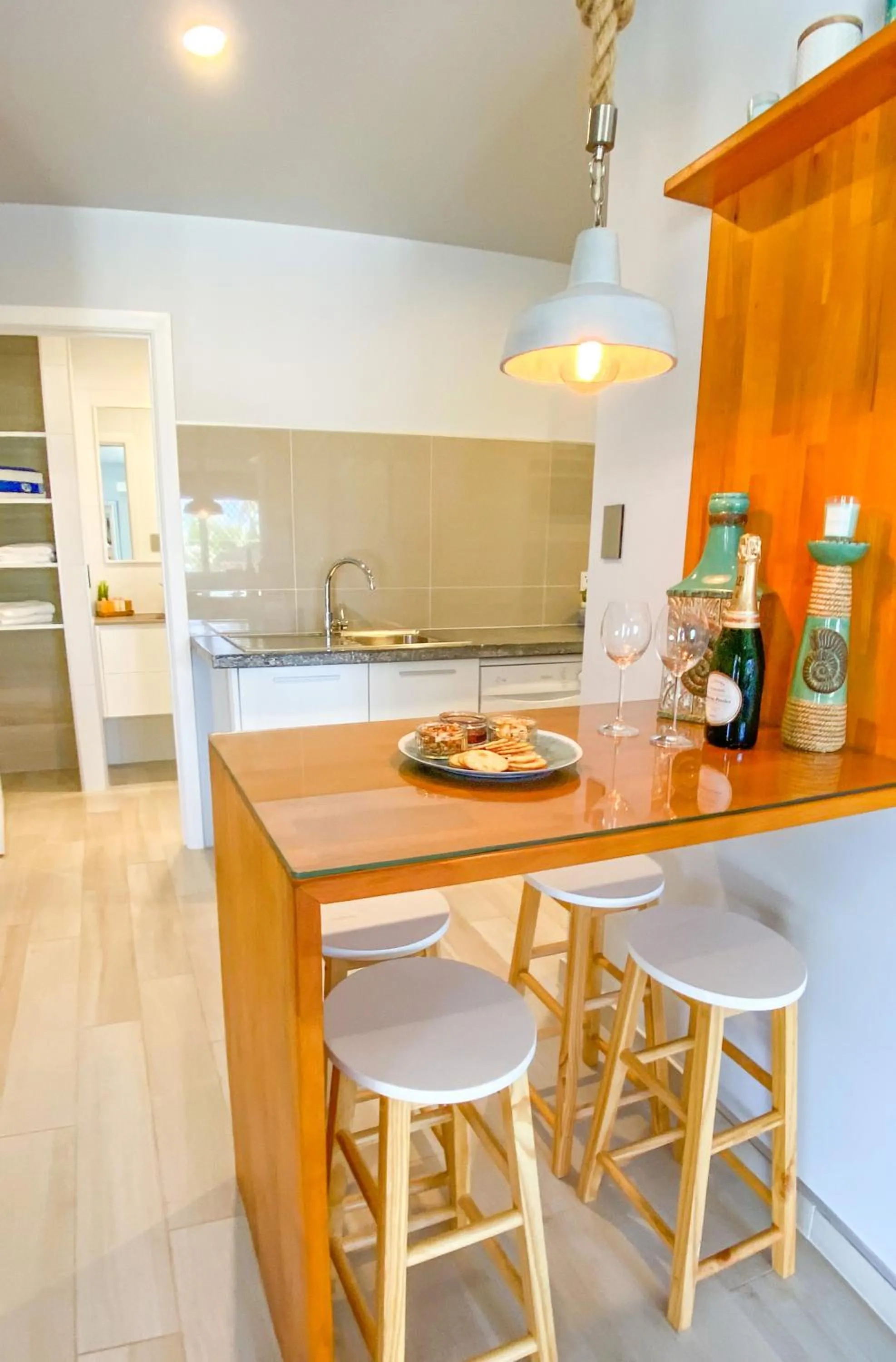 Kitchen or kitchenette in Ocean Escape Resort & Spa