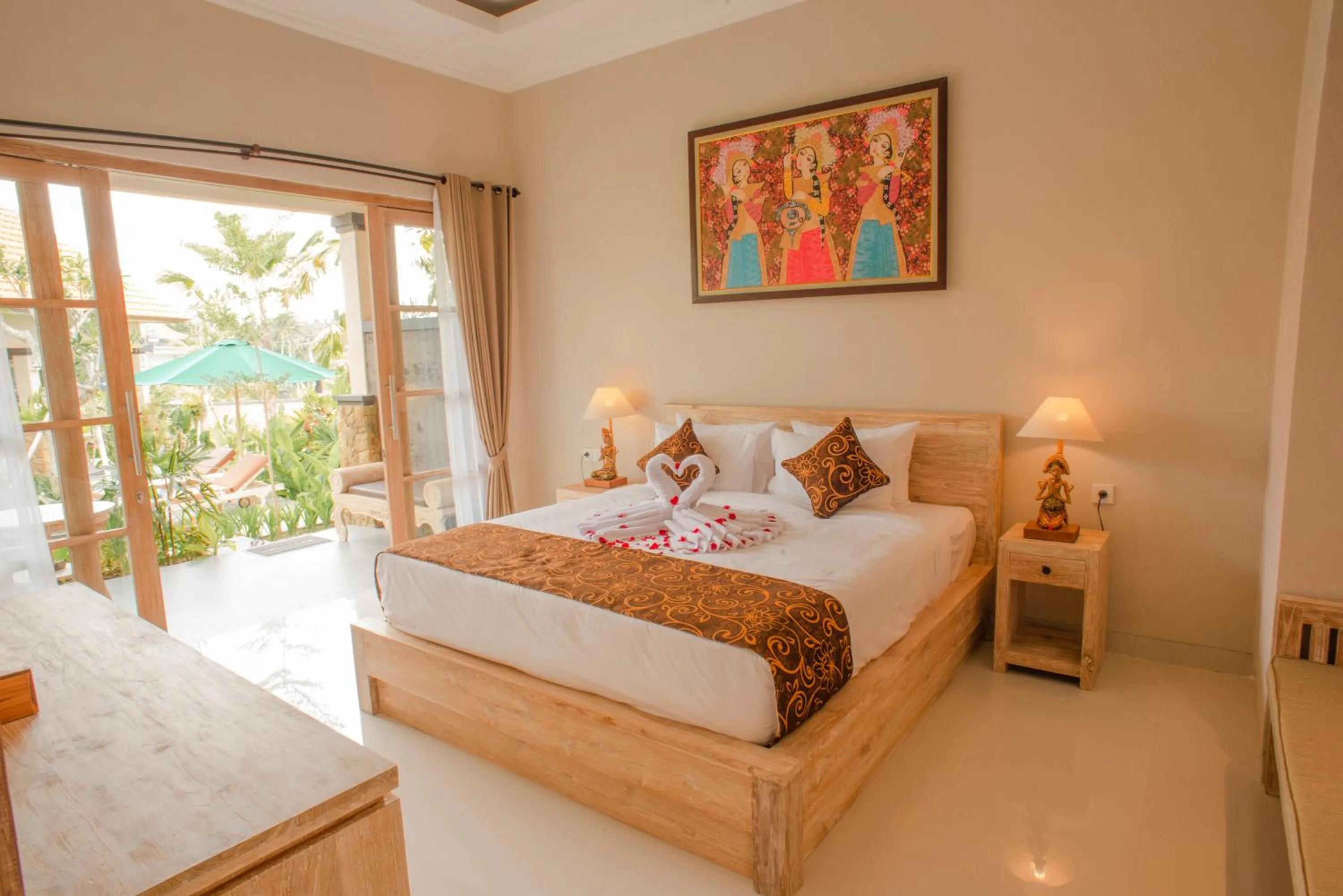 Bedroom, Bed in Auma Villa by Prasi