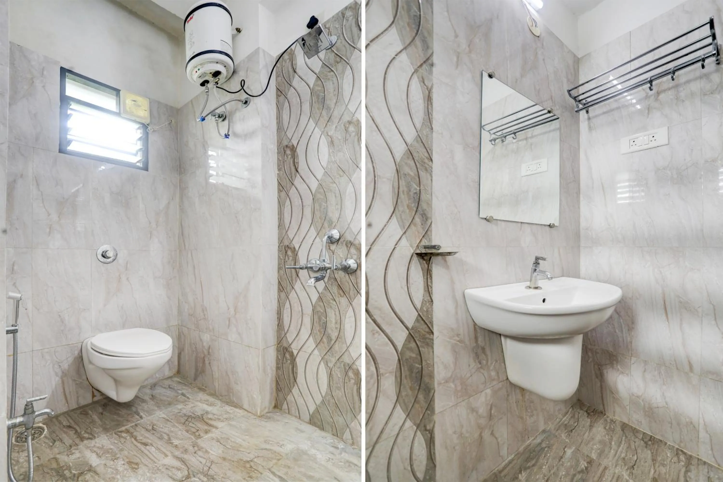 Bathroom in Hotel O Wardha Road Near Airport