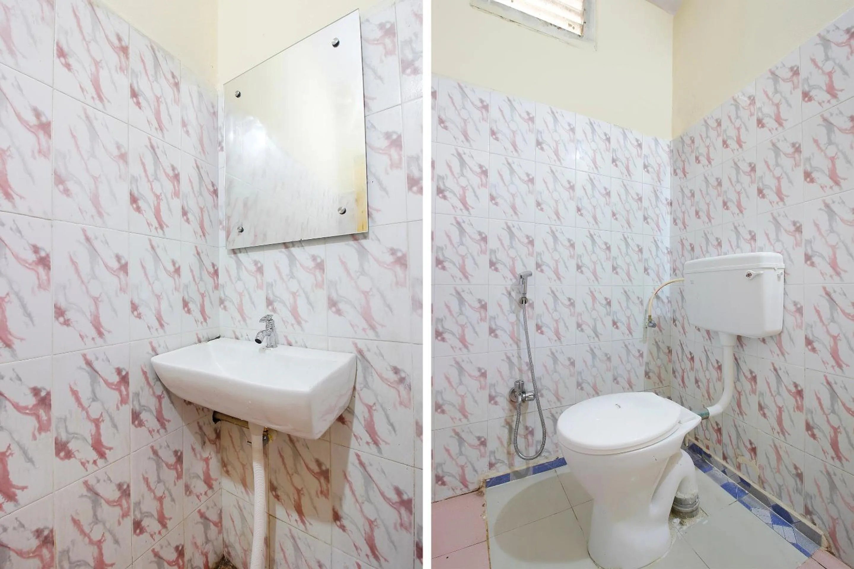 Bathroom in Hotel O Sai Residency Near SR Nagar metro station