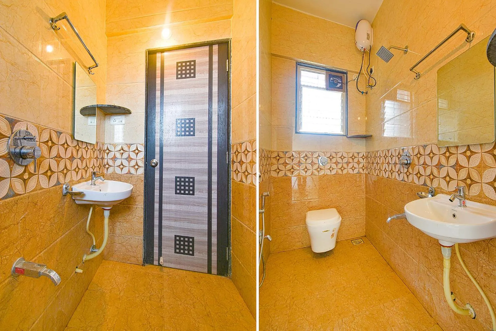 Shower in FabExpress Golden Leaf Airport