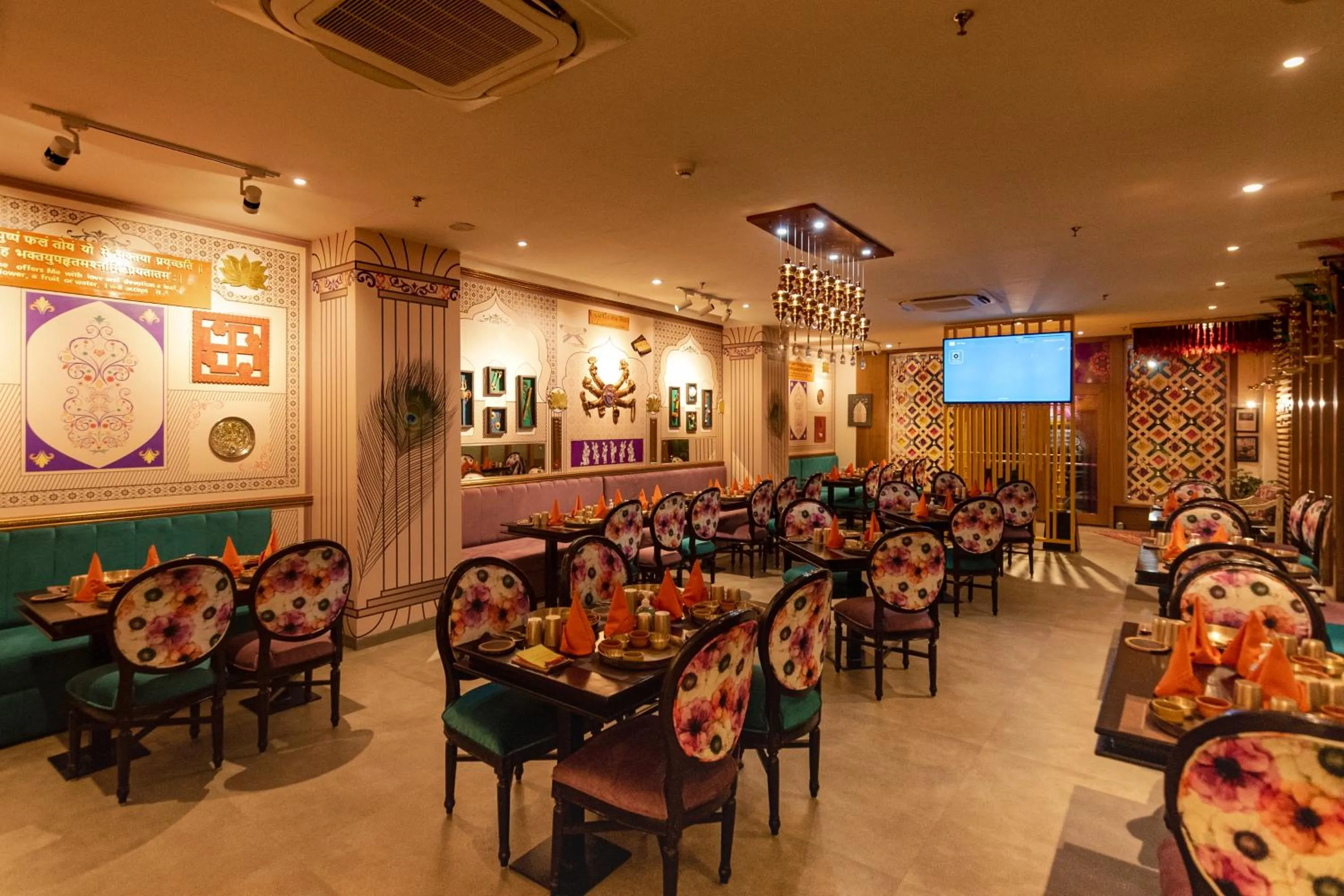 Restaurant/places to eat in HOLYWATER Hotel by Ganga Kinare #150 mts from Ganga Ghat Rishikesh