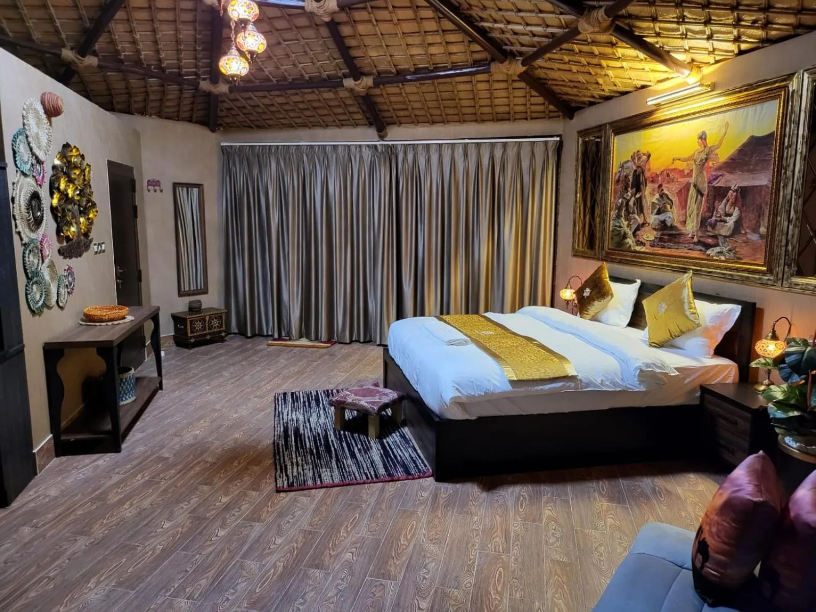 Bed in The Dunes Camping & Safari RAK