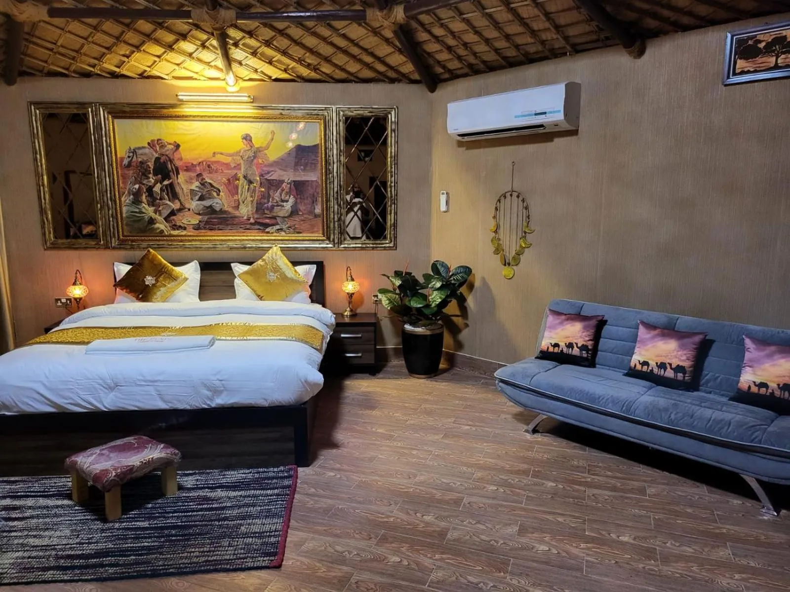 Bed in The Dunes Camping & Safari RAK