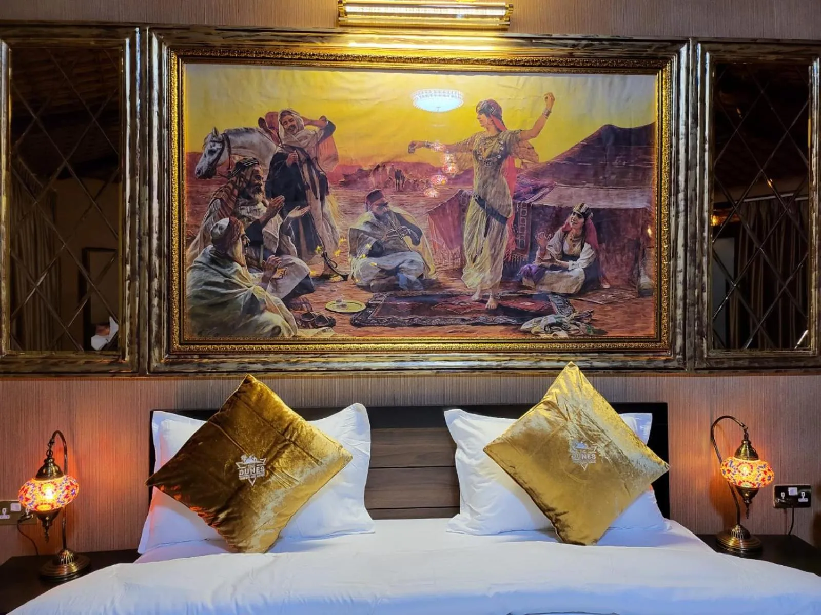 Bed in The Dunes Camping & Safari RAK