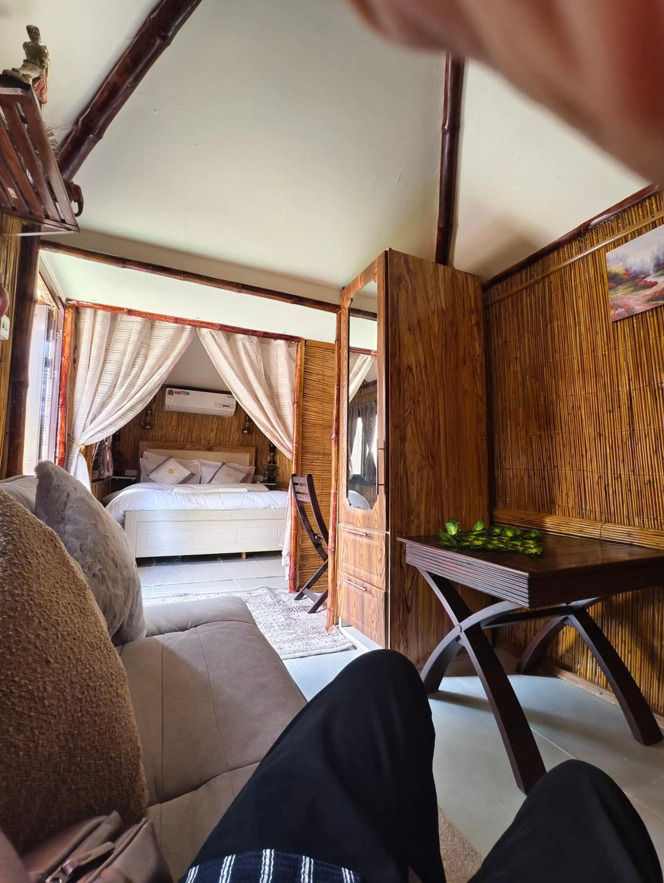 Bed in The Dunes Camping & Safari RAK