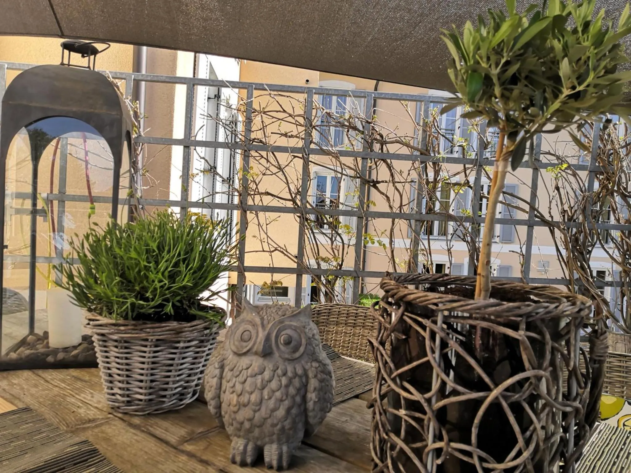 Patio in Ampervilla Hotel