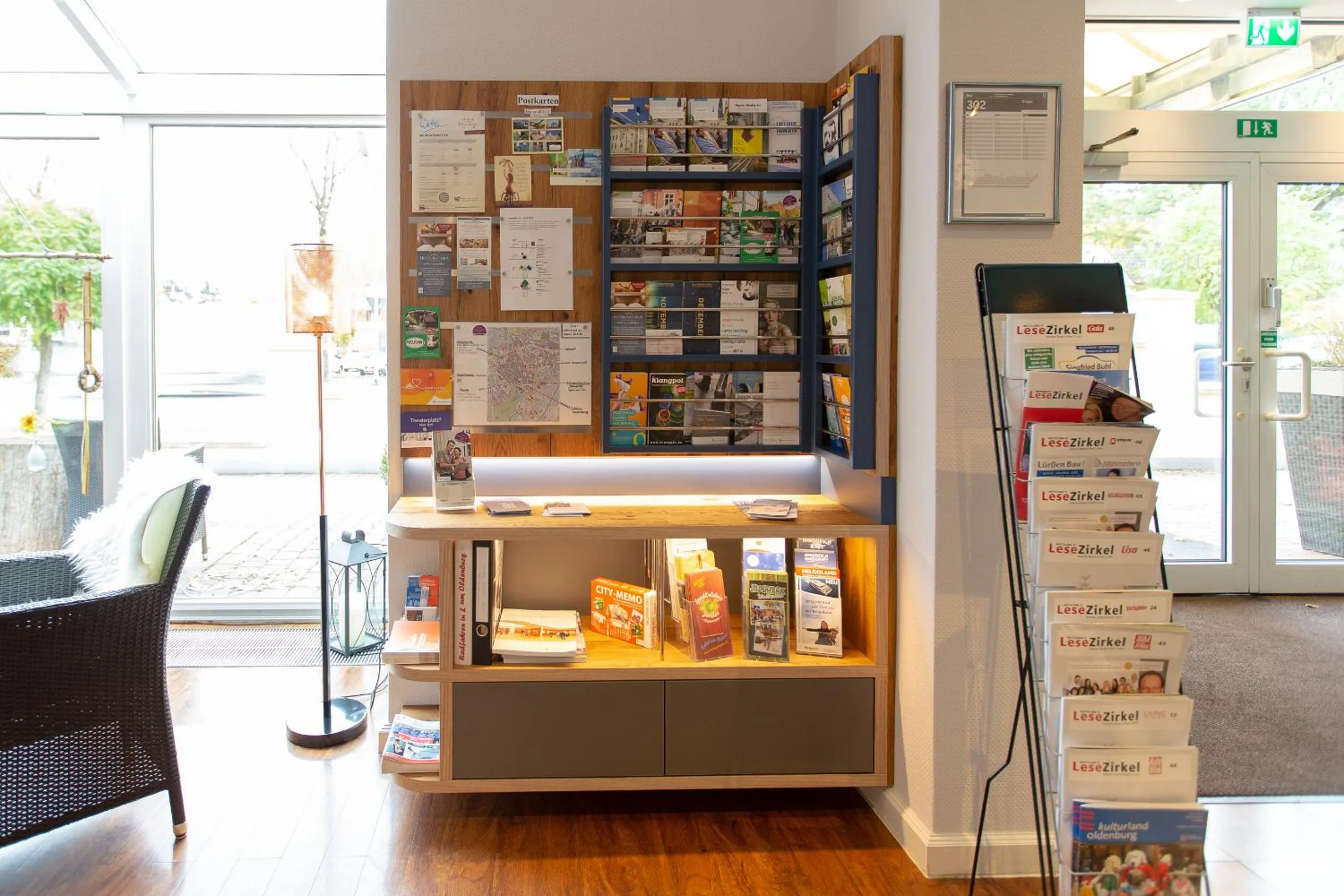 Lobby or reception in Hotel Bavaria Oldenburg
