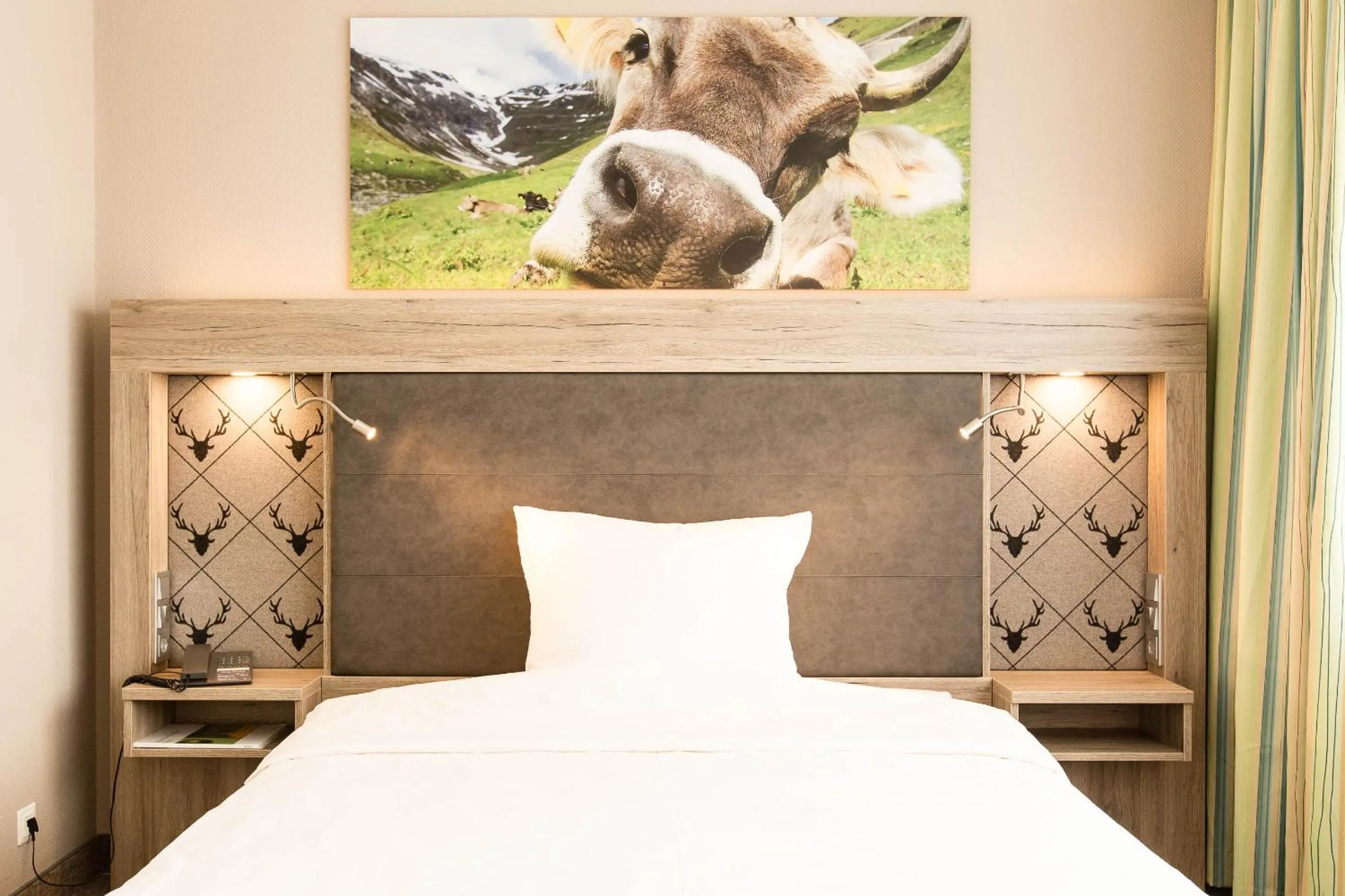 Bed in Hotel Bavaria Oldenburg