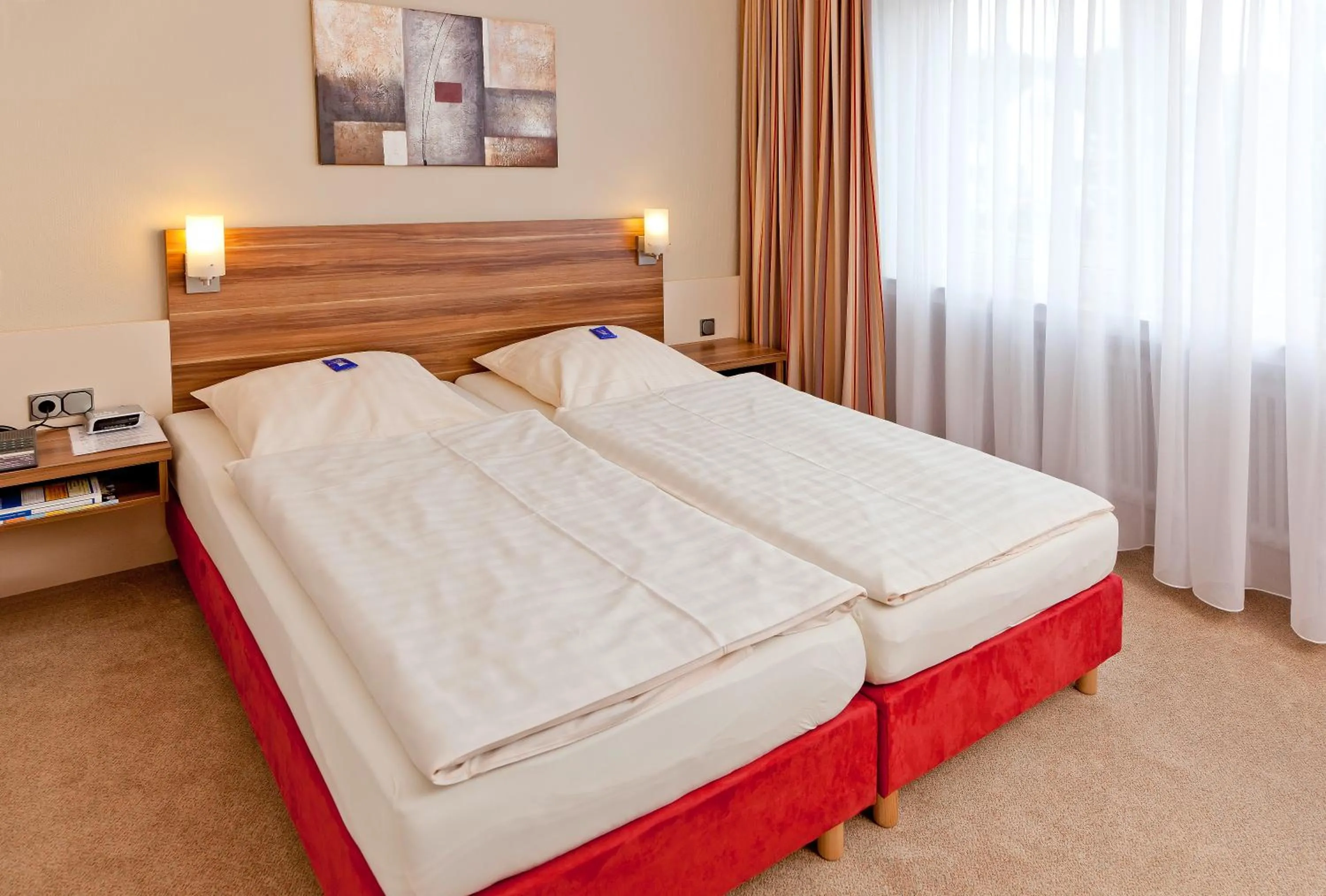 Bed in Hotel Bavaria Oldenburg