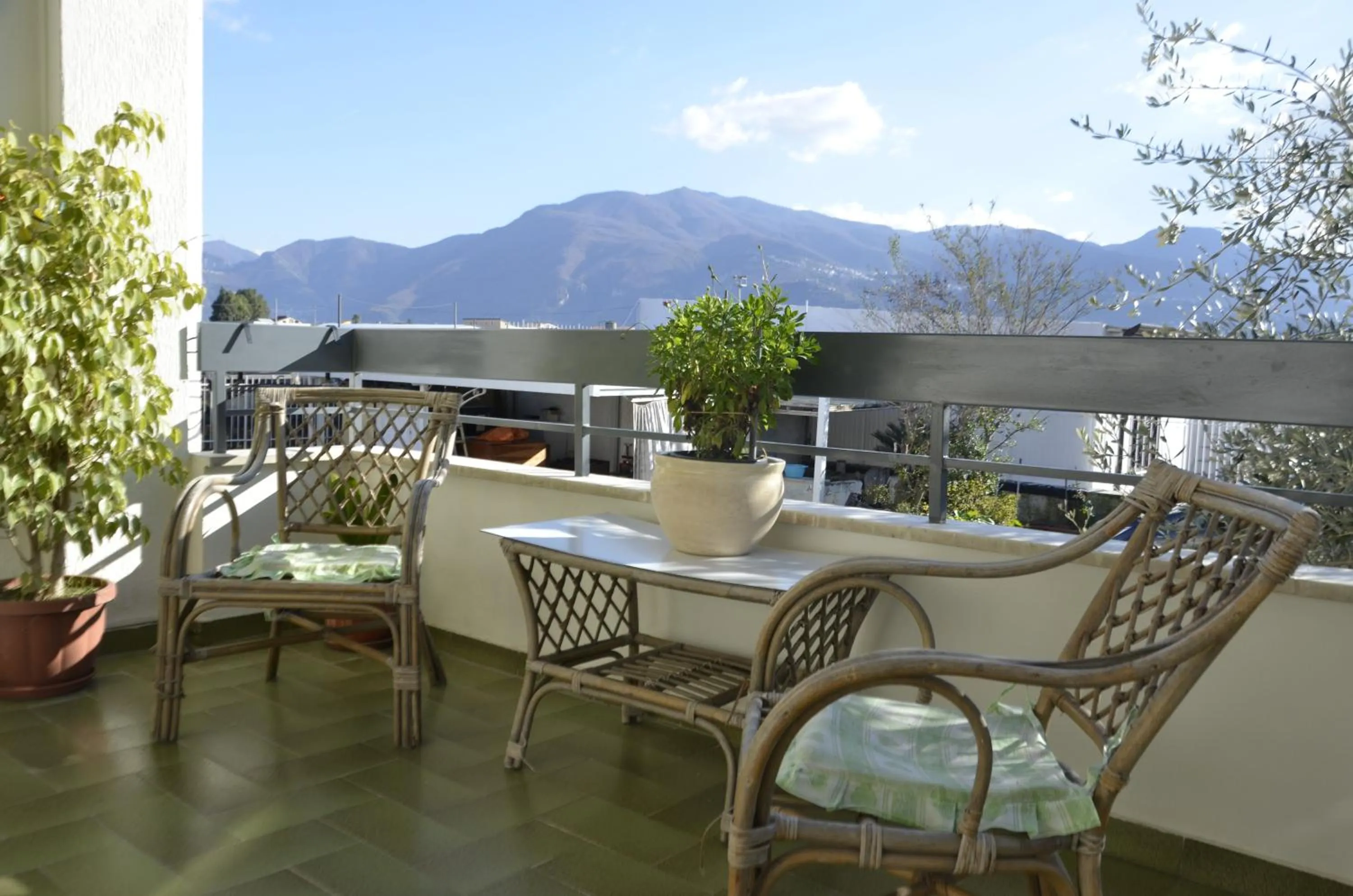 Patio in B&B Vera's Home Pompei