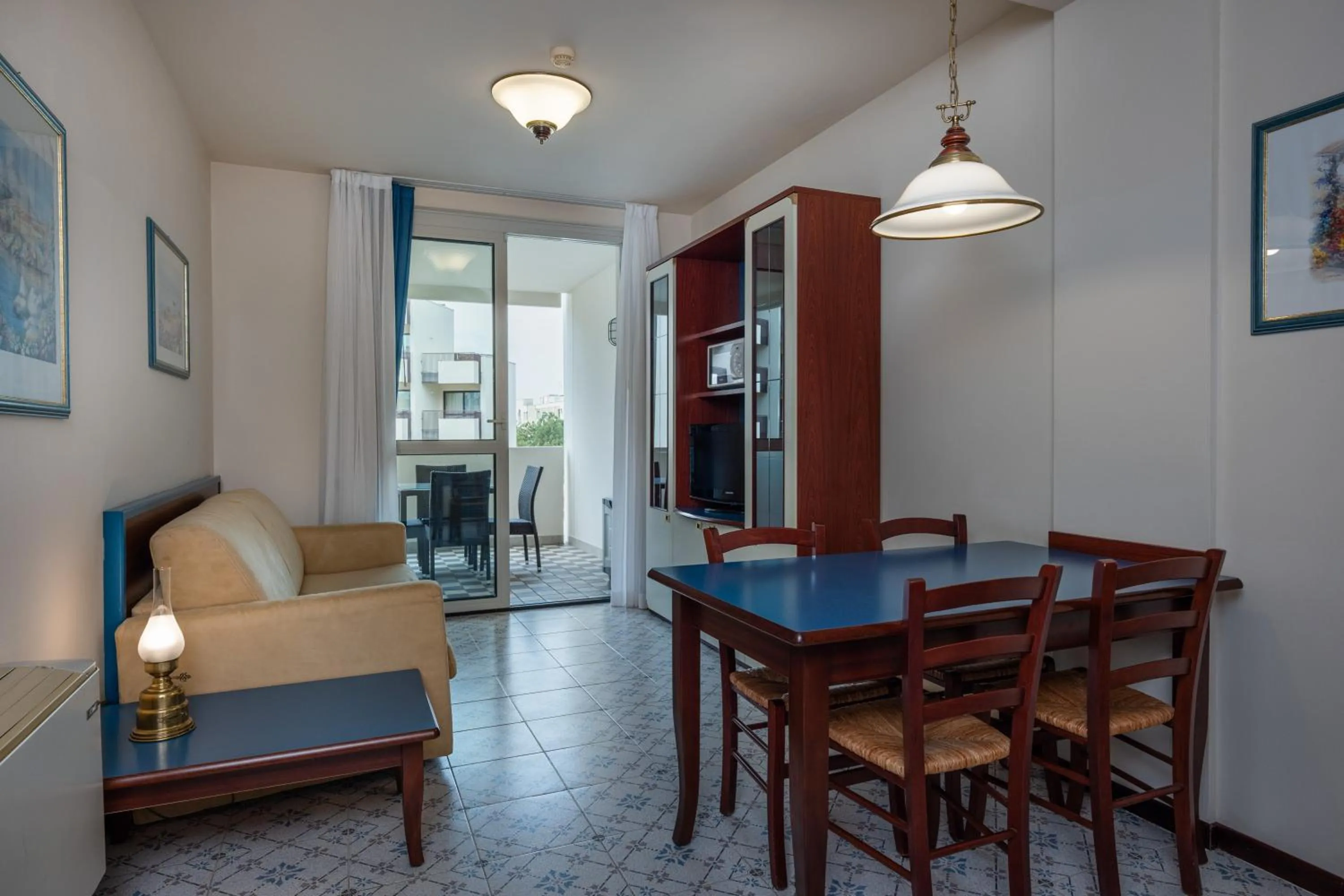 Seating area in Aparthotel Holiday