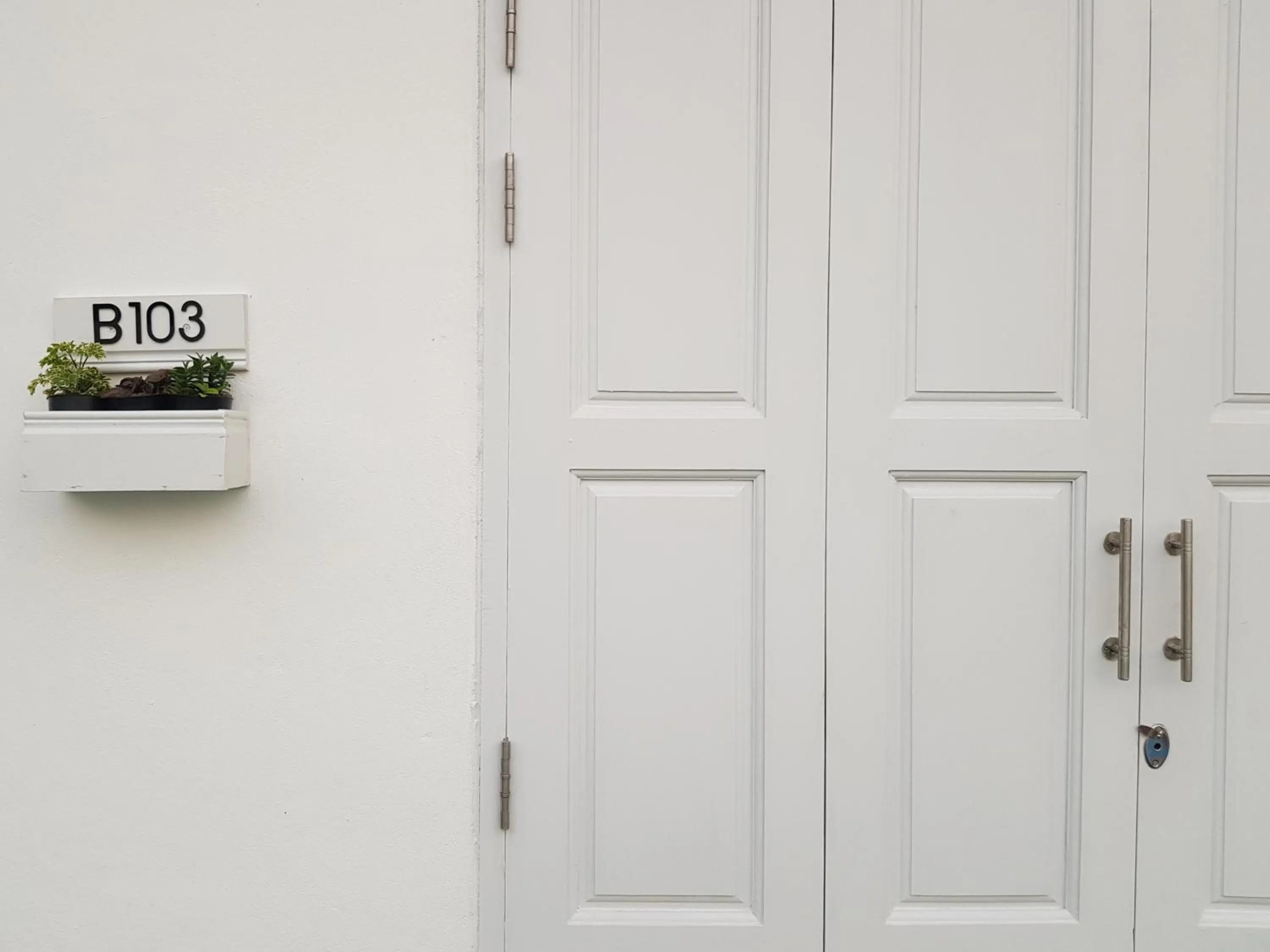 Facade/entrance in Bianco House Resort