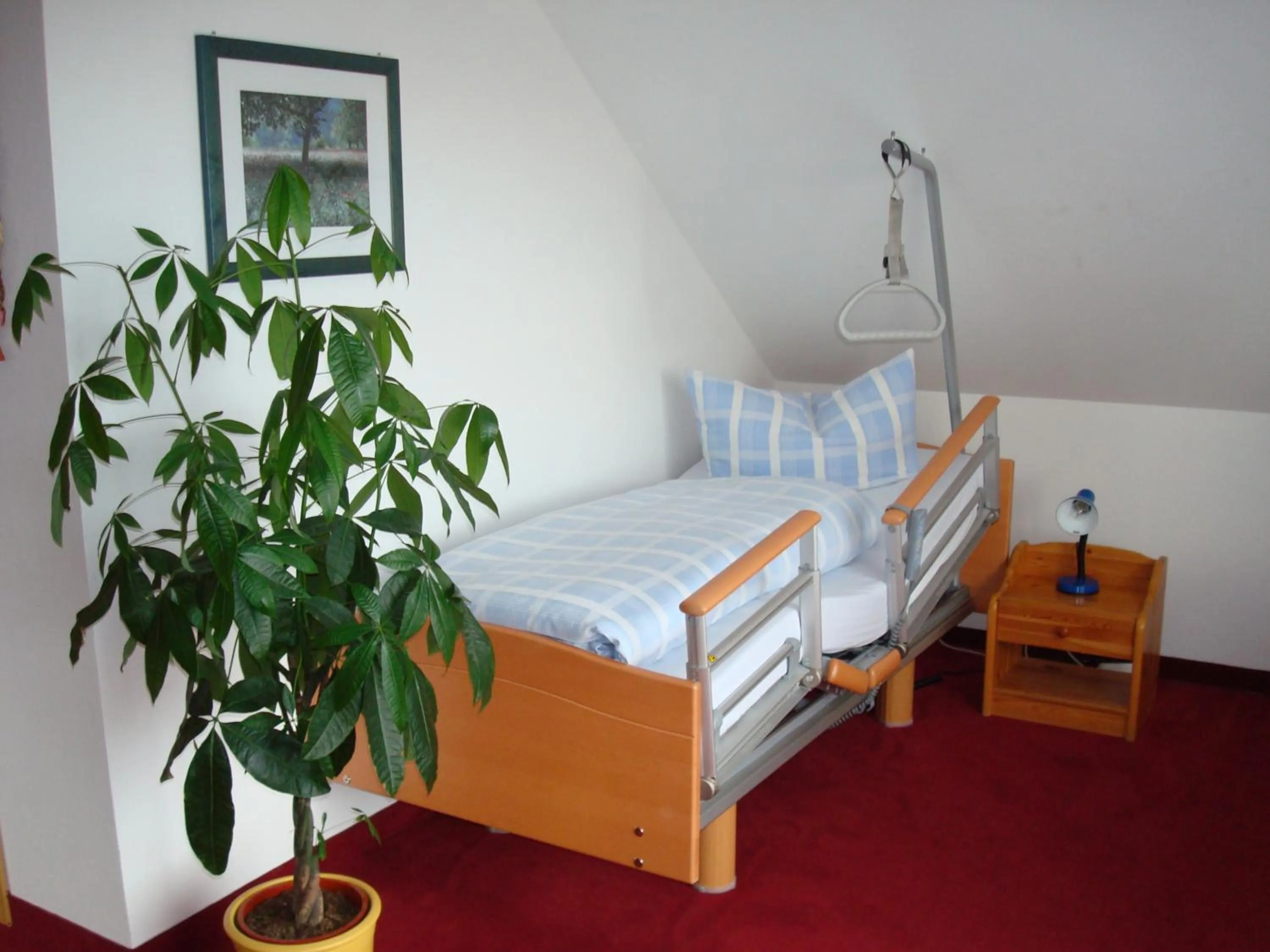 Bed in Landguthotel Hotel-Pension Sperlingshof