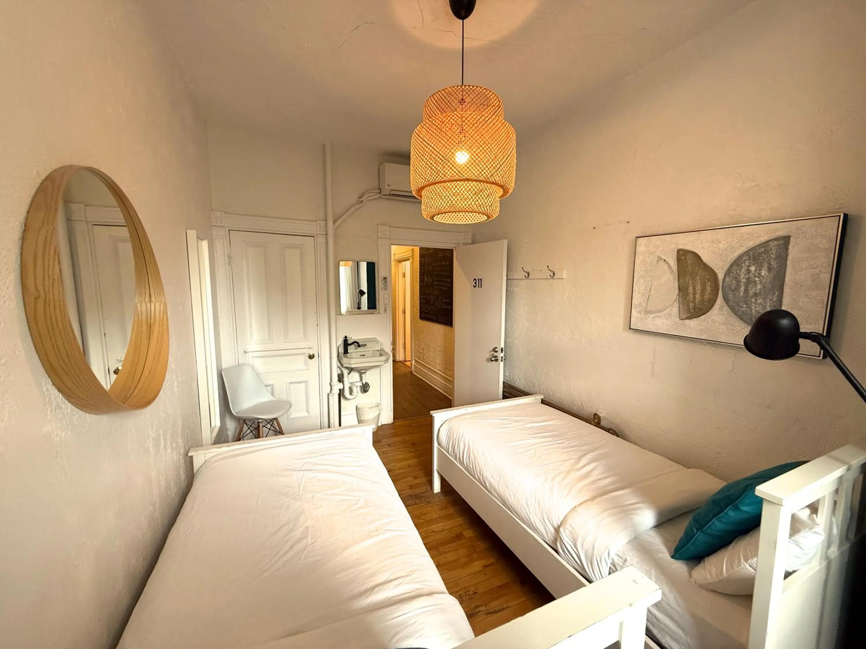 Bed in Auberge du Plateau