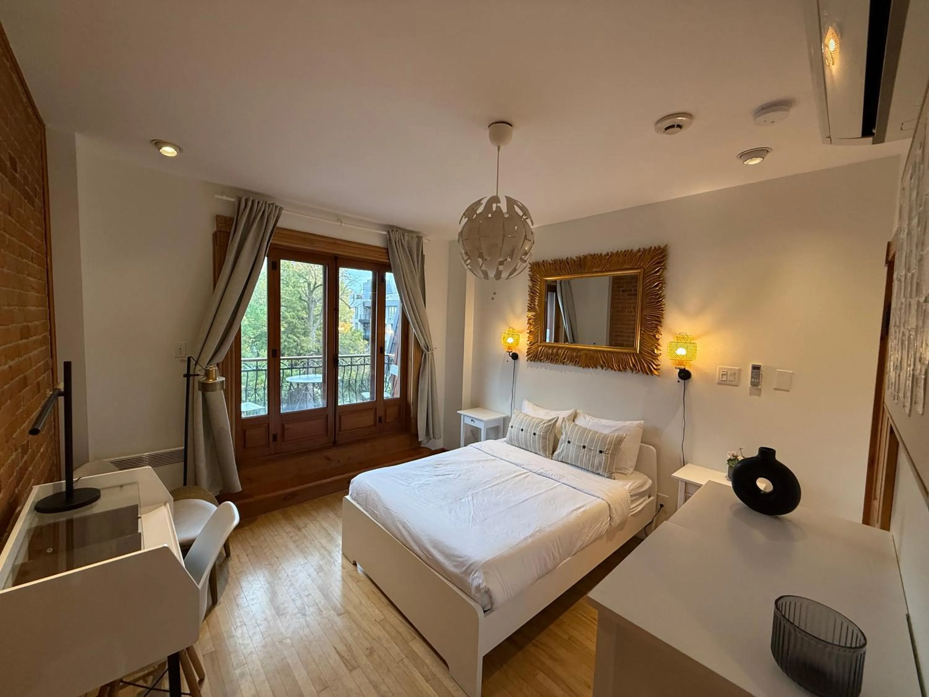 Bed in Auberge du Plateau