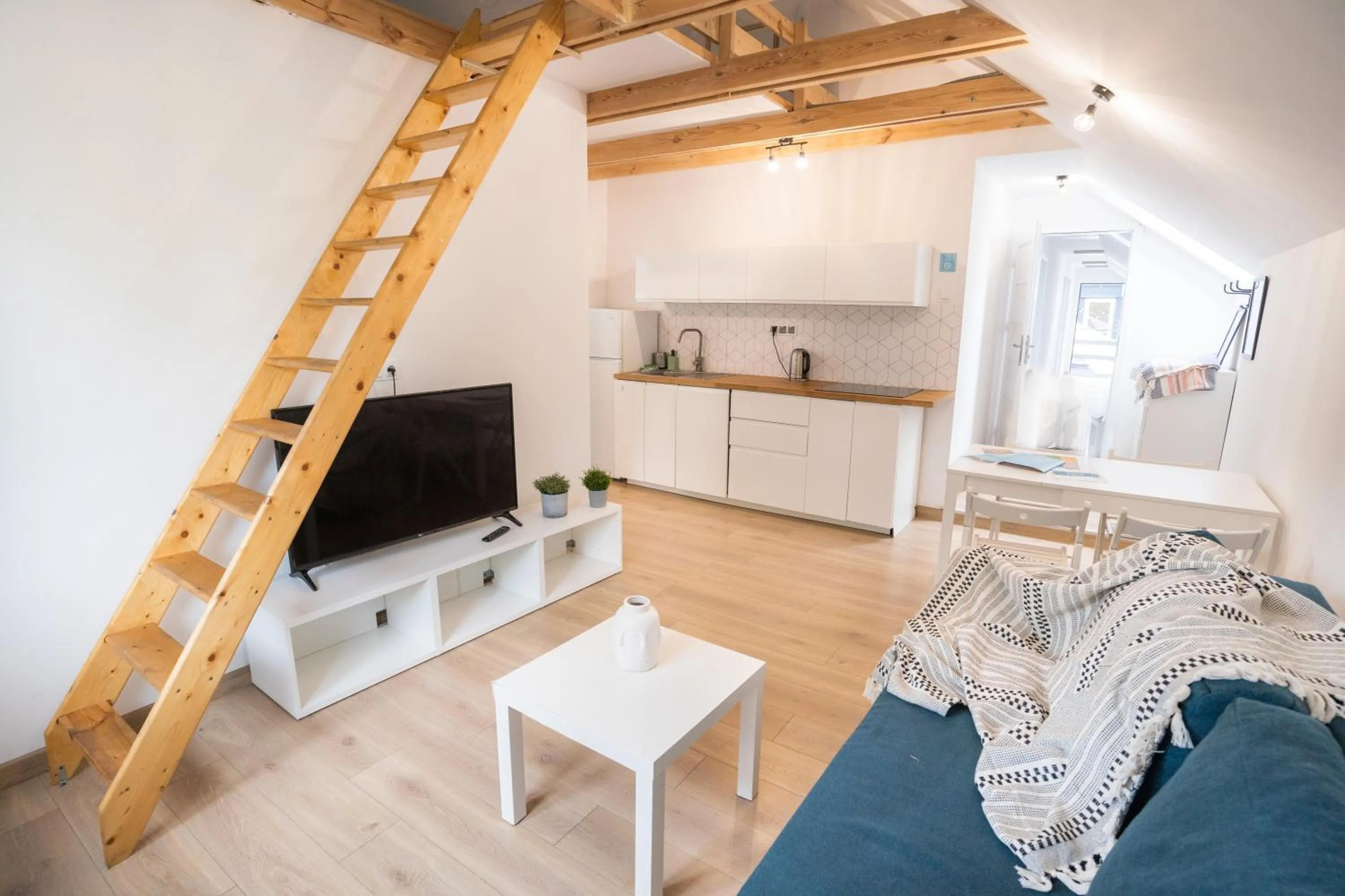 Kitchen or kitchenette in Pod Cyprysami - surf & family resort