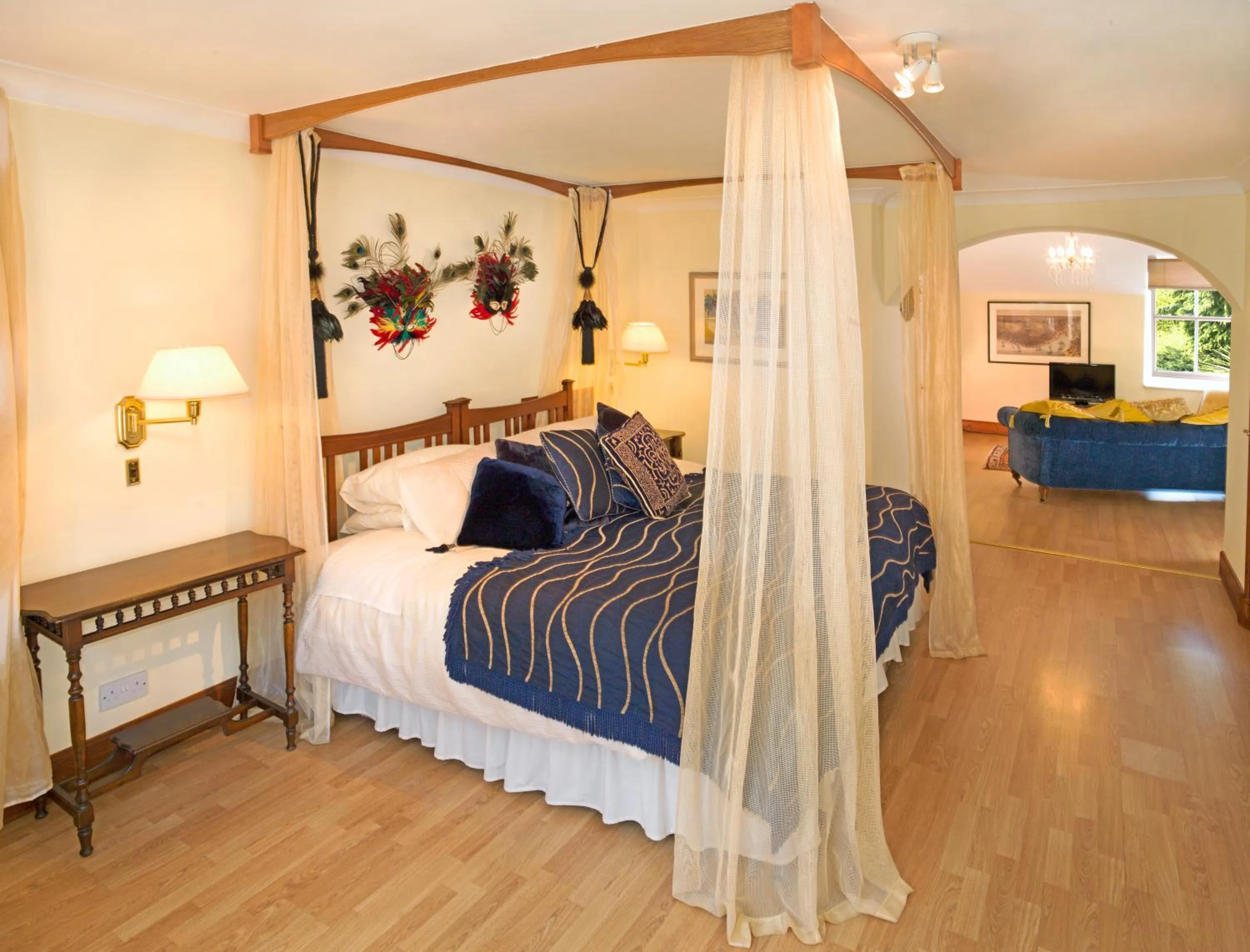 Bed in Craigadam Country House Hotel