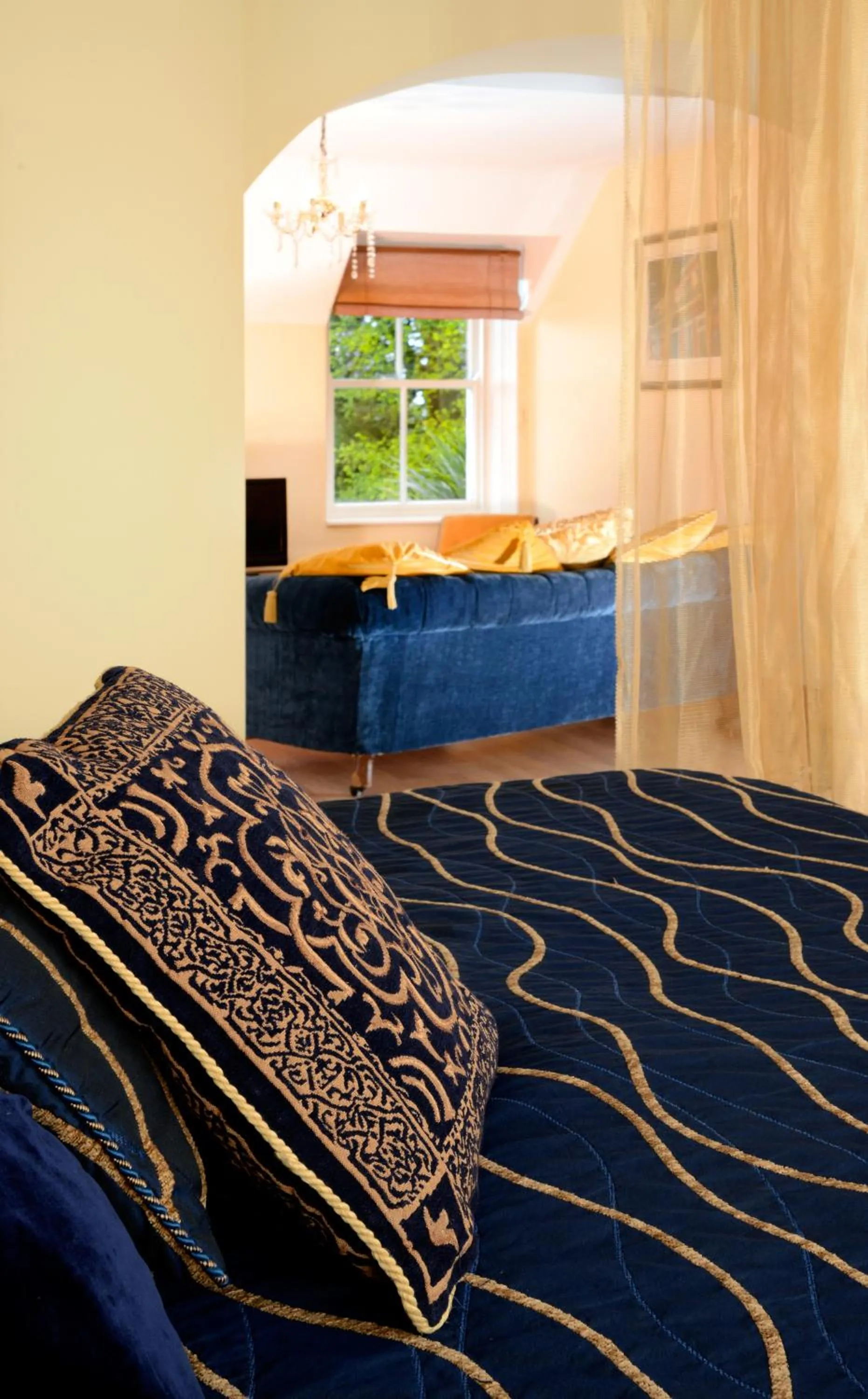 Bed in Craigadam Country House Hotel