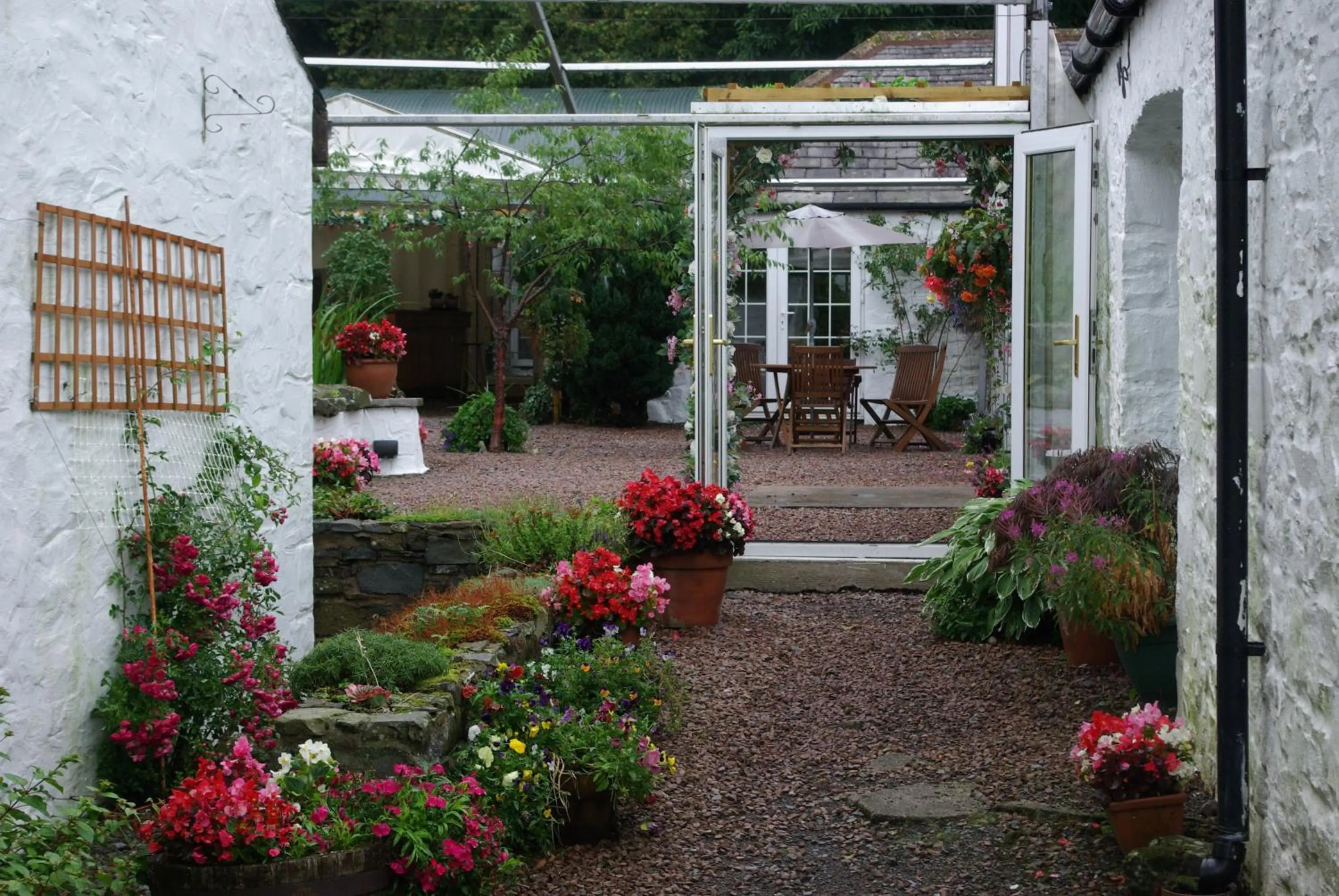 Garden in Craigadam Country House Hotel