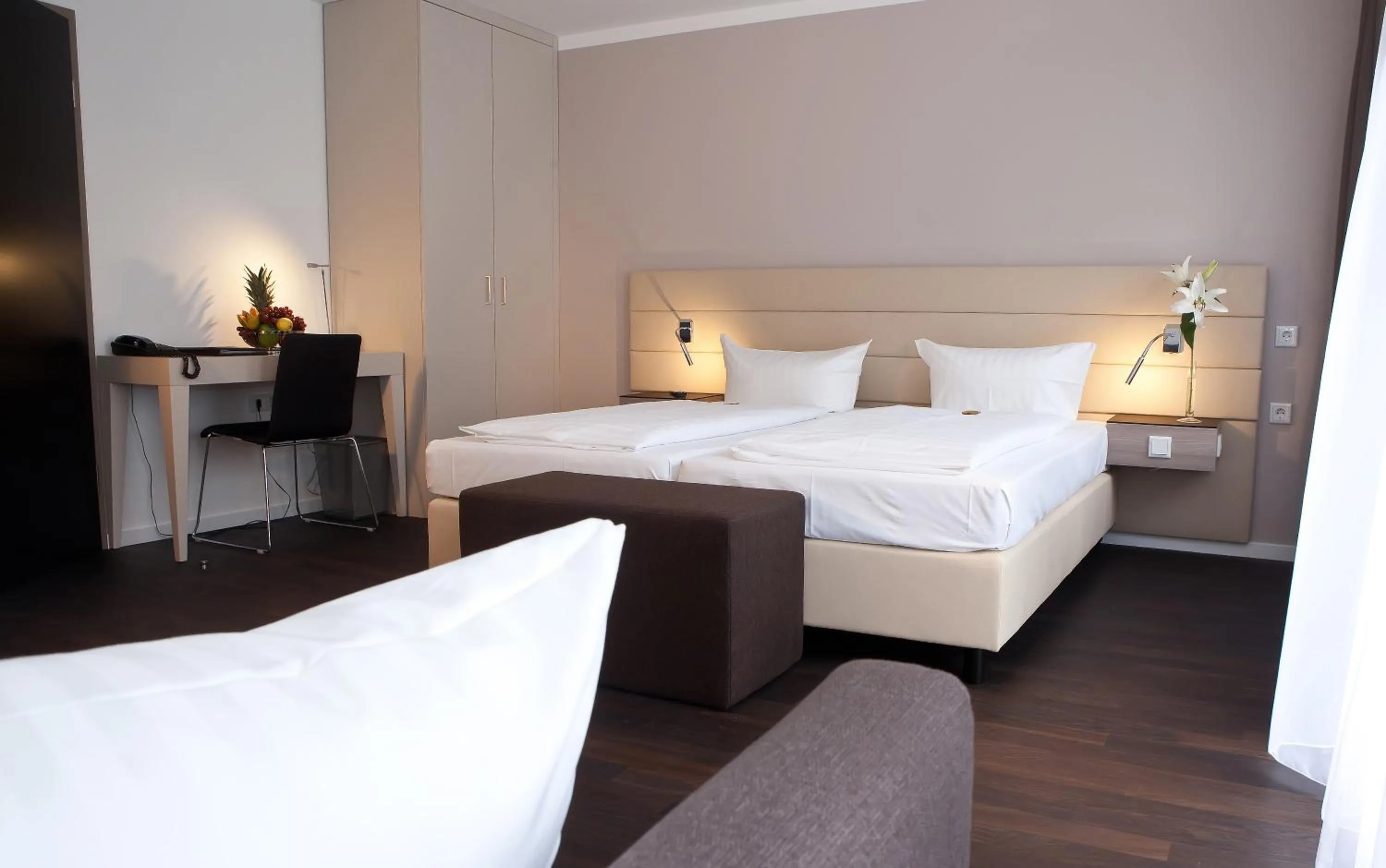 Bed in Manhattan Hotel