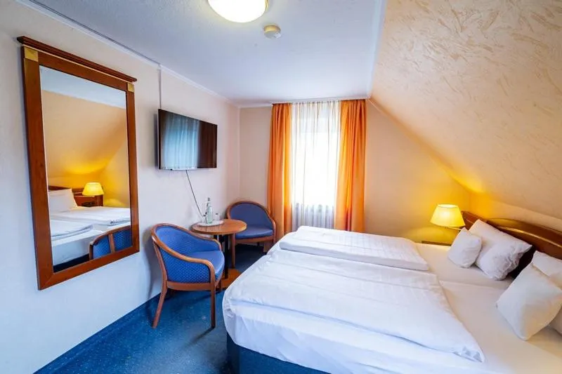 Bed in Hotel Hegenbarths