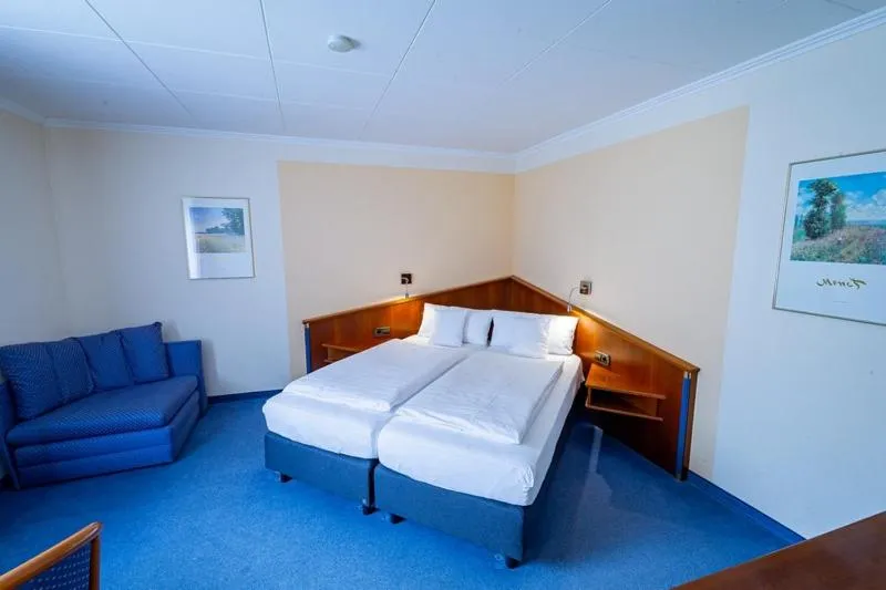 Bed in Hotel Hegenbarths