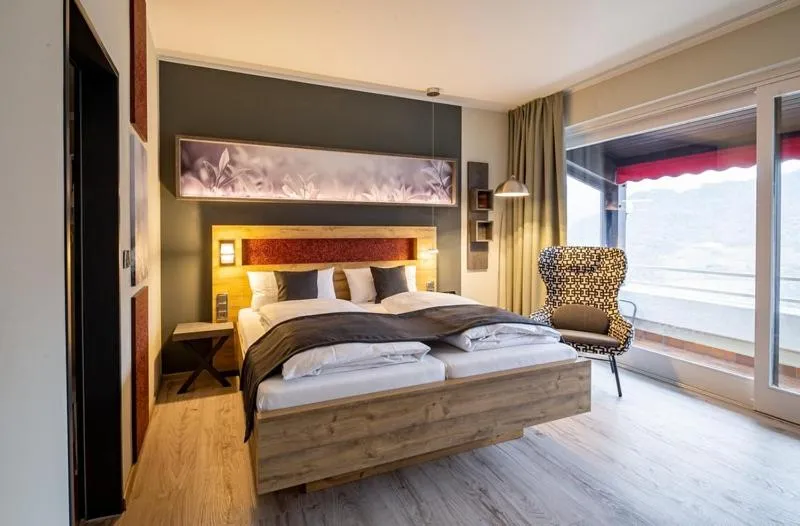 Bed in Hotel Hegenbarths