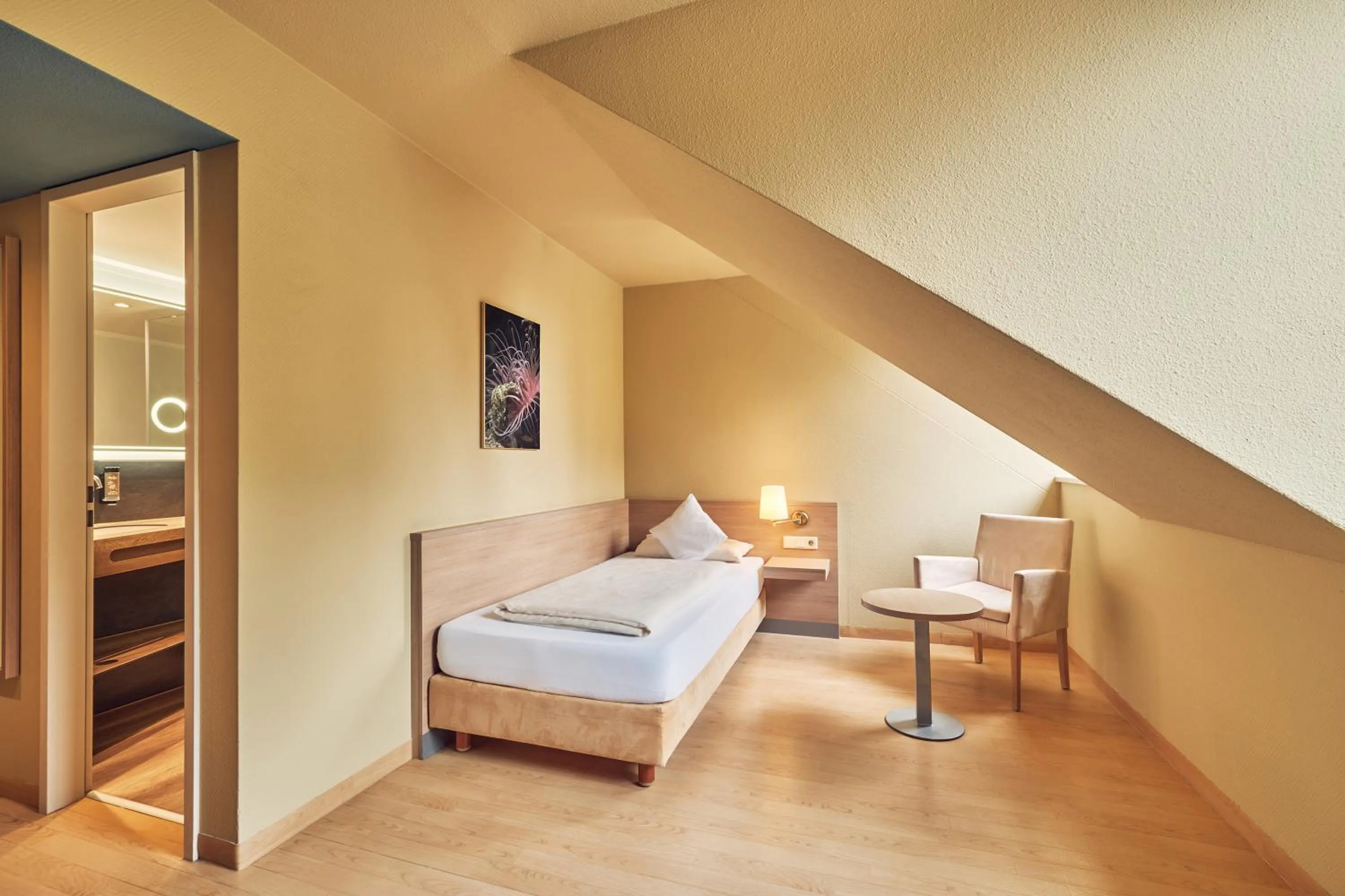 Photo of the whole room, Bed in AKZENT Hotel Aufkirchen